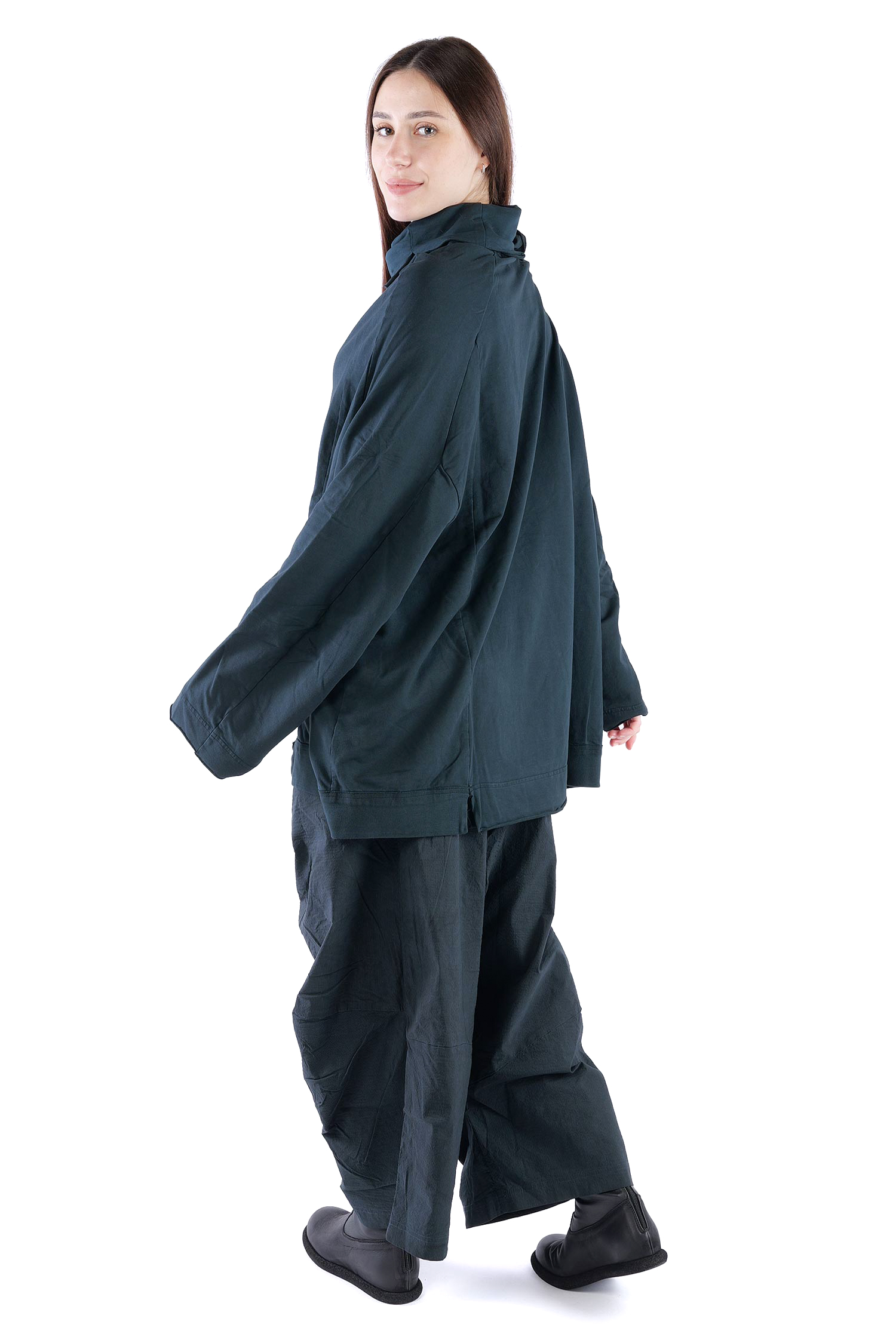 Oversize Sweatpullover - Petrol cloud - 2261280505