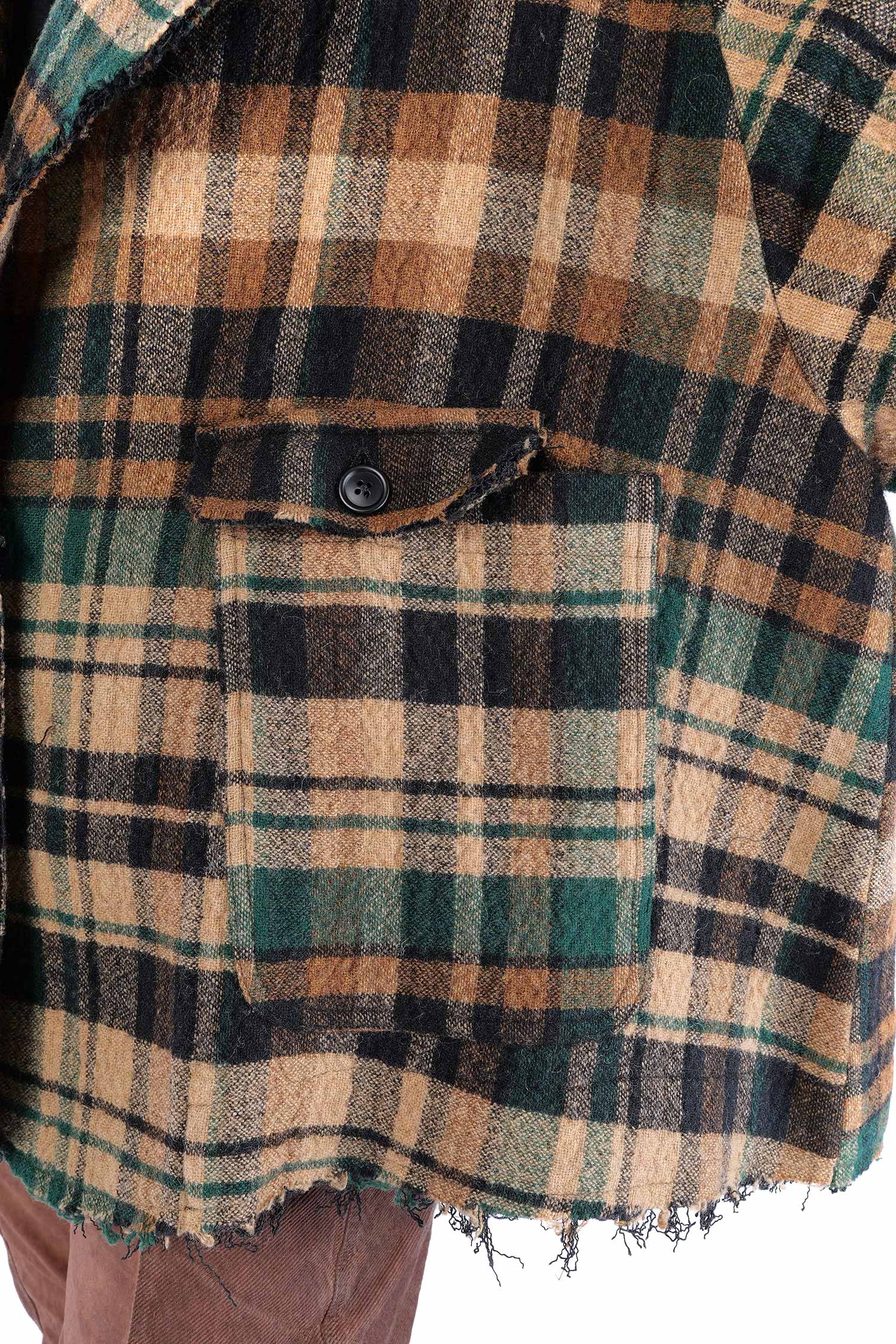 Fransige Winterjacke - Forest check - 2263281102