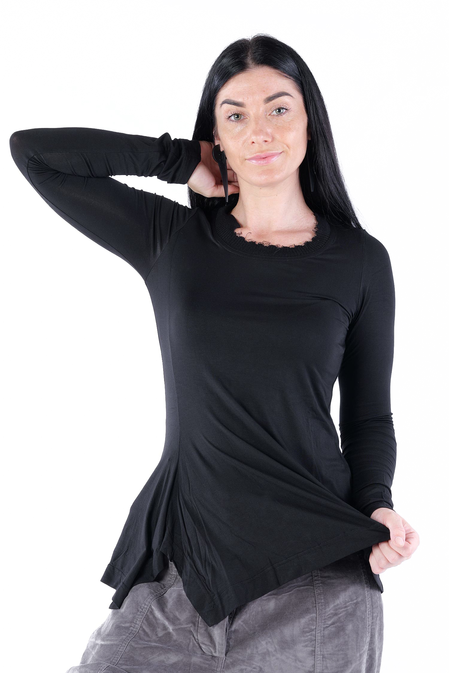 Jerseylongsleeve - Schwarz - 2251700502