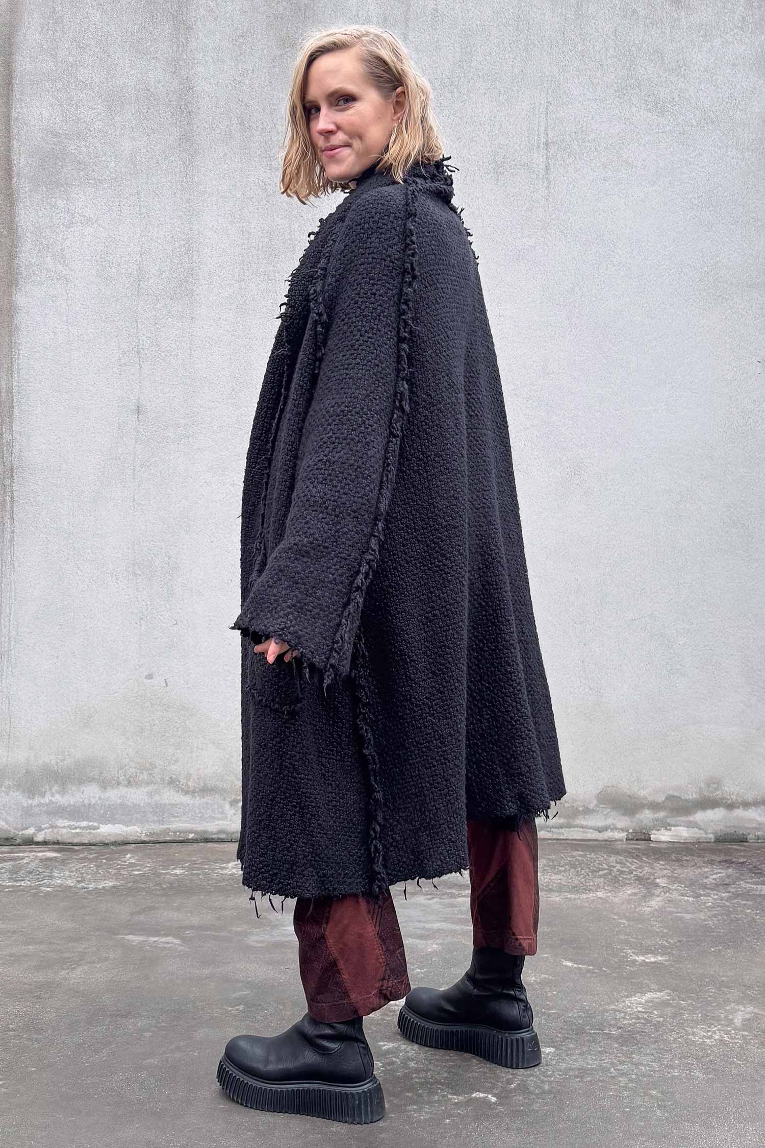 Silk coat - Black - 2262627204