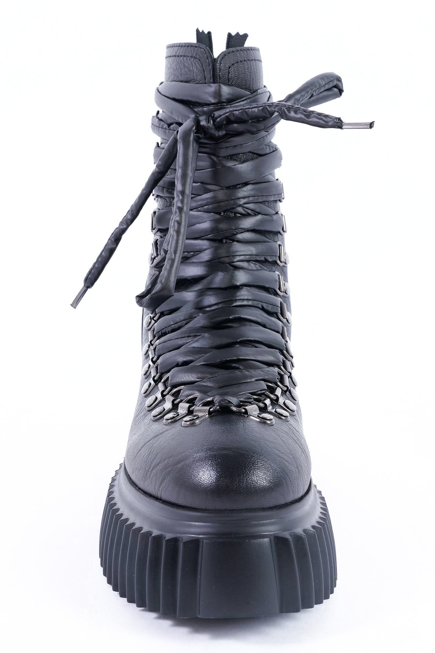 Schnür-Boots - Schwarz - Dromo