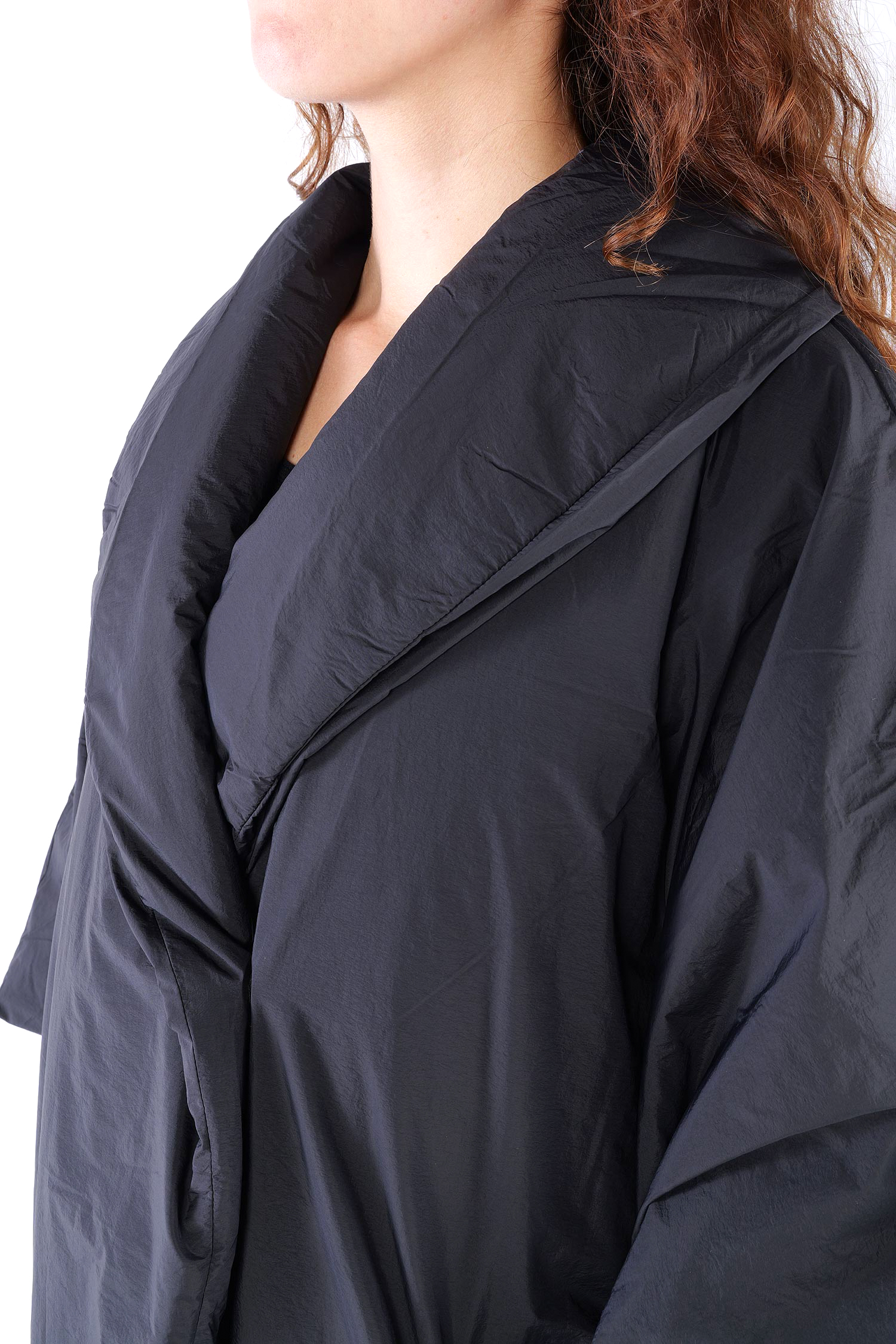Oversize Wintermantel - Schwarz - SX115