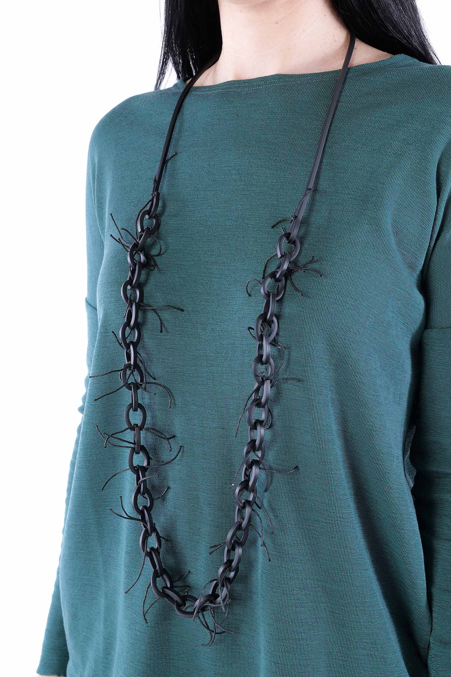 Kette mit Bändern - Schwarz - A.Riley