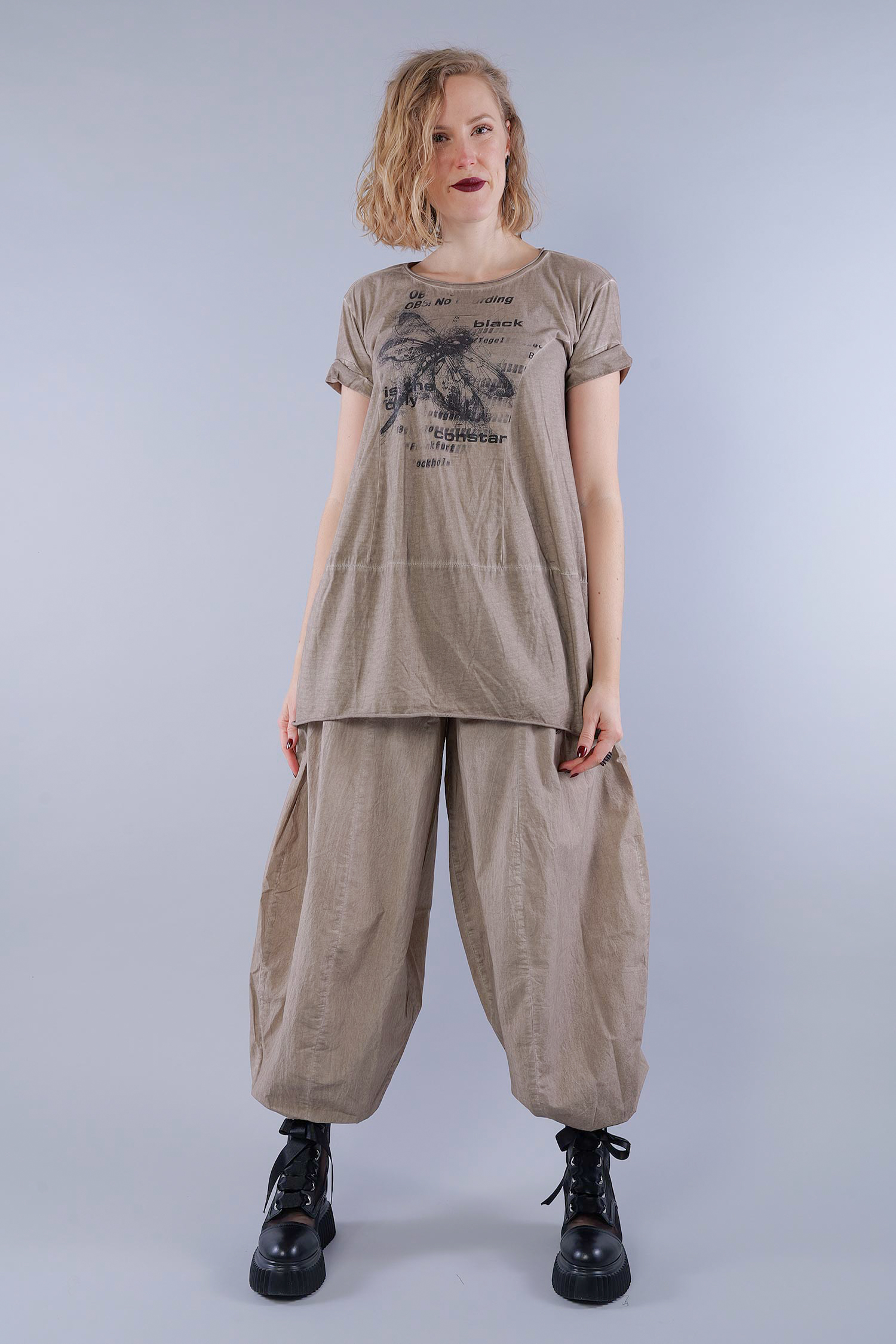 Tulpiges T-Shirt - Sand old dye - Lapino