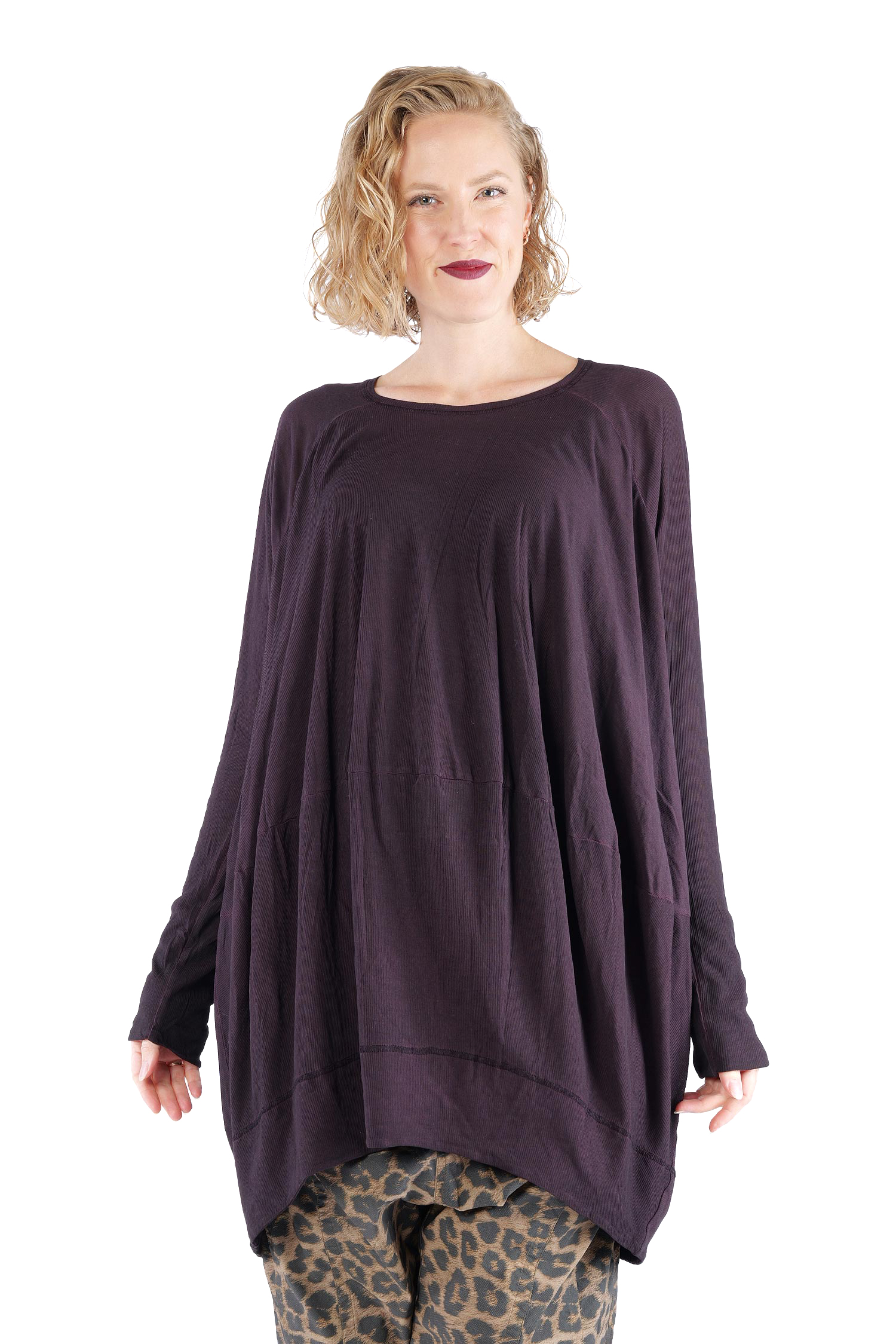 Oversize Tunika - Purple cloud - 2261140515