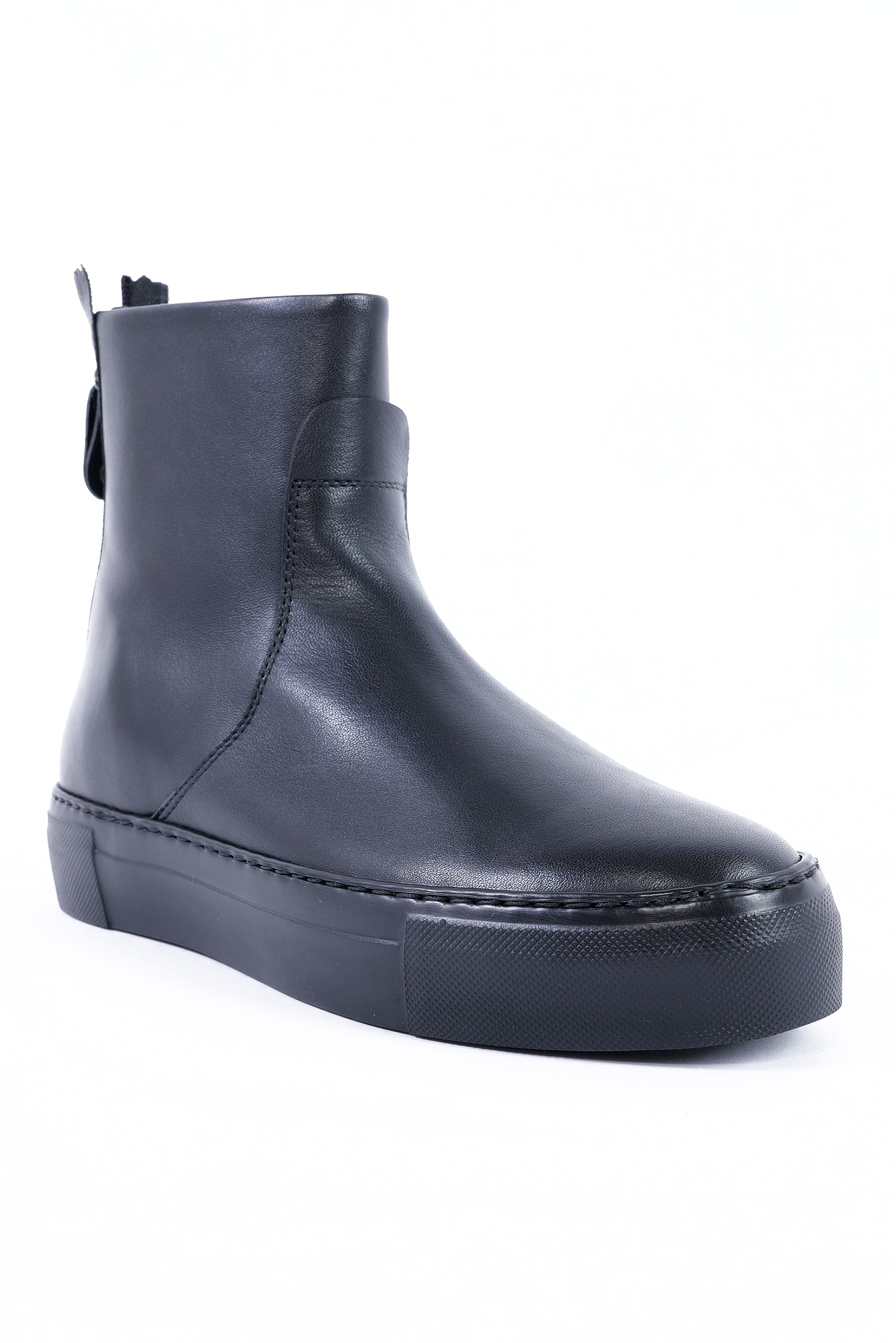 Leder Boots - Schwarz - Meghan Bootie