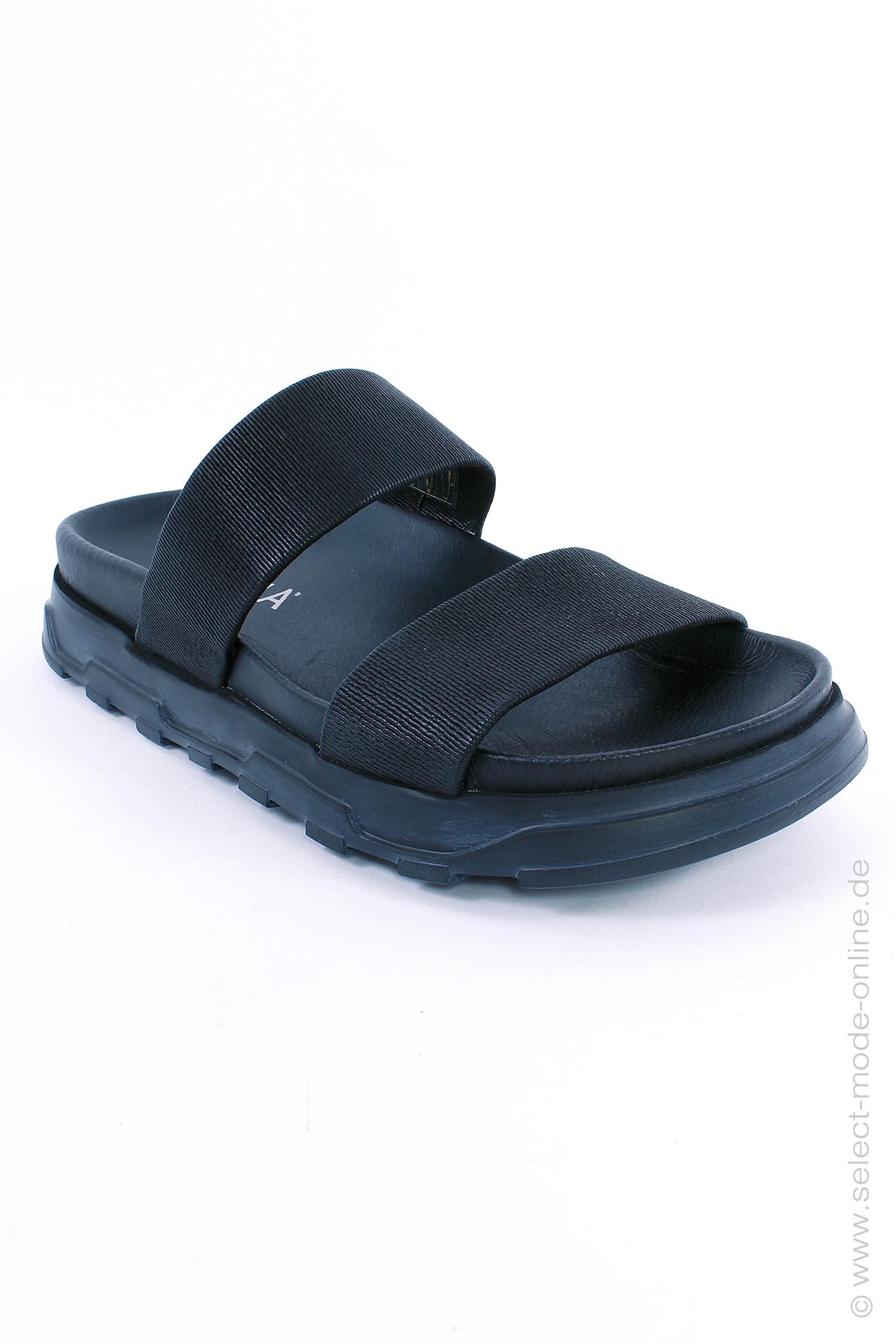 Sandale mit elastischen Riemen - Schwarz - 5288