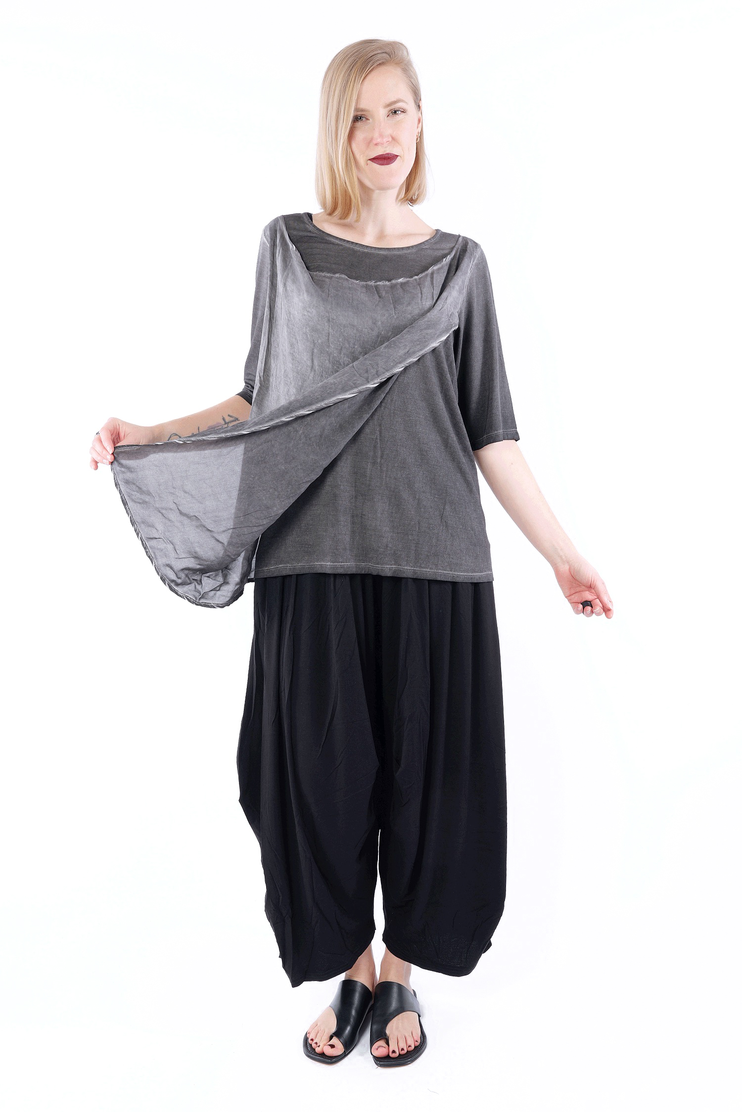 Ausgefallenes T-Shirt - Schwarz - 26066 (2611041066)