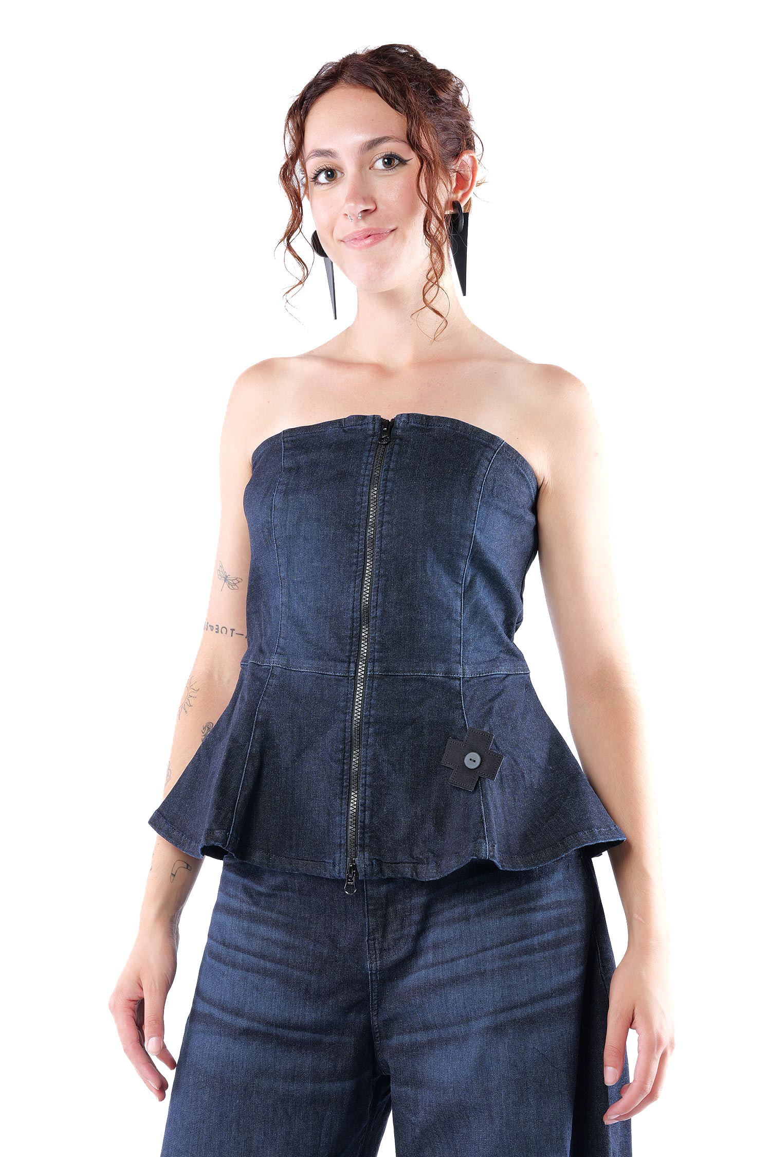 Jeans Korsage - Darkblue - 4037