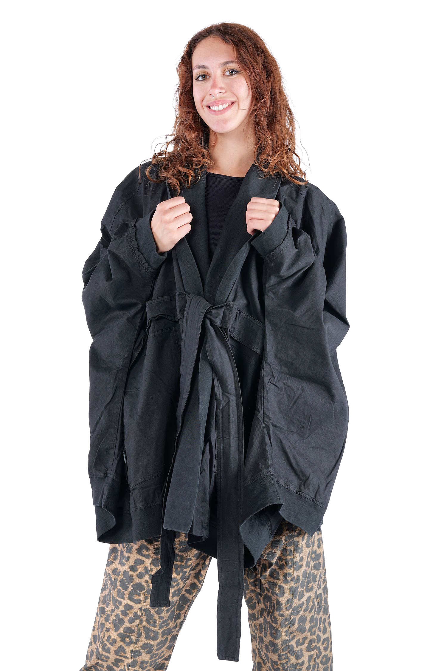 Oversize Jacke - Schwarz - 2262601108