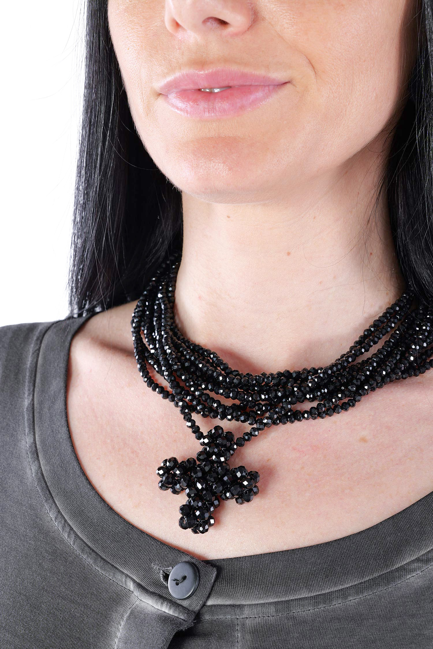 Plus Kette - Schwarz - 1570