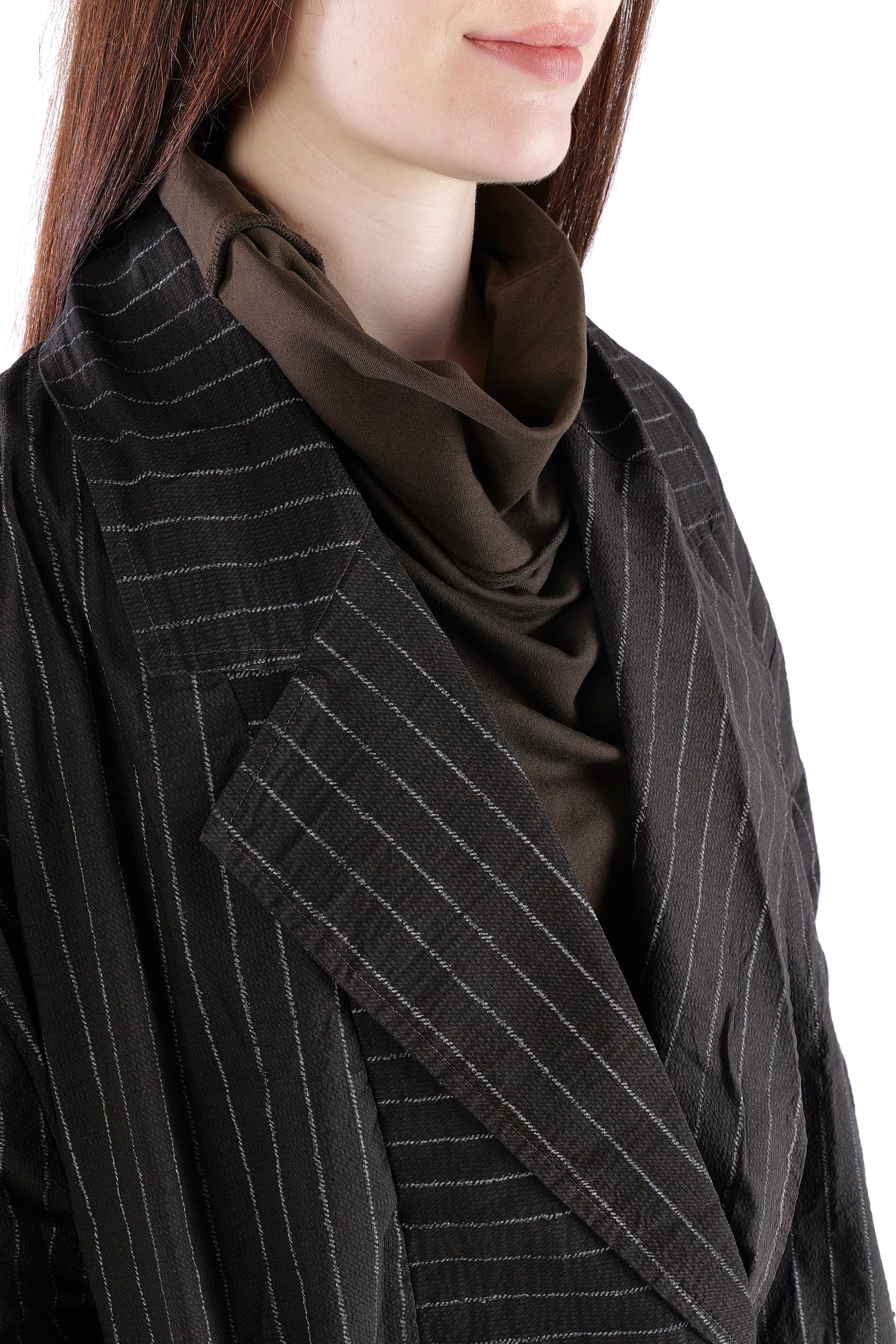 Oversize Stretchmantel - Umbra cloud stripe - 2261241210