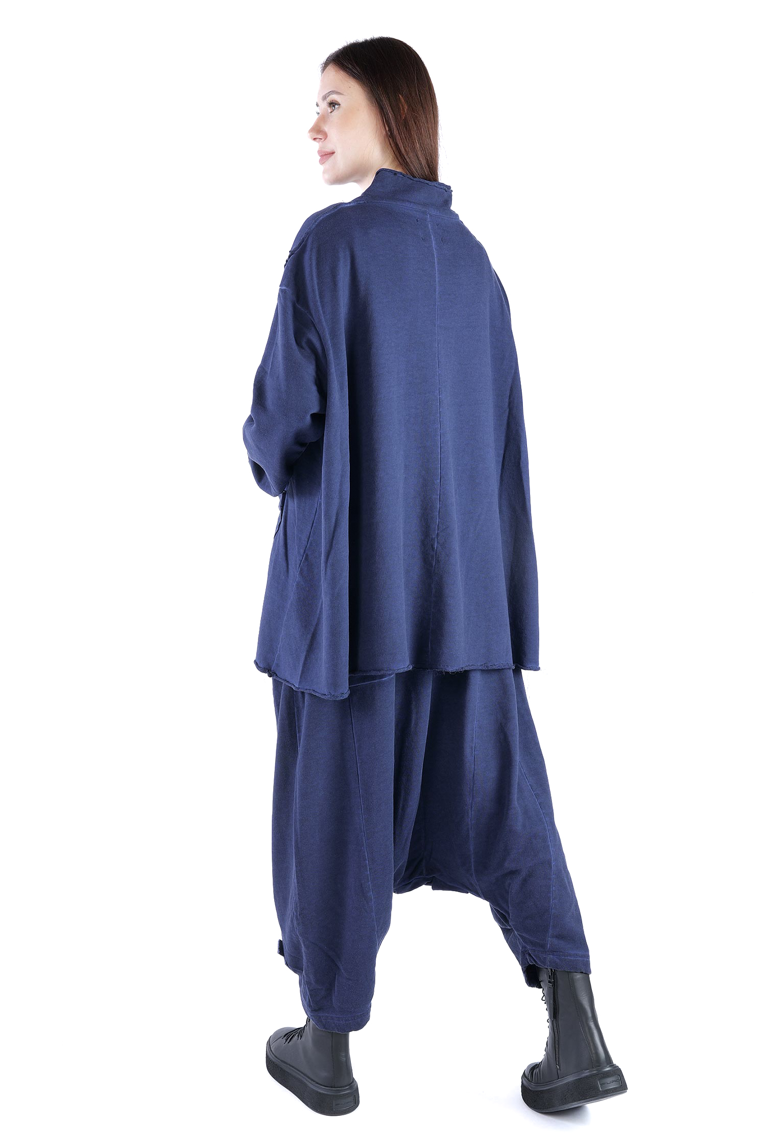 Oversize Sweatjacke - Ocean - 2129