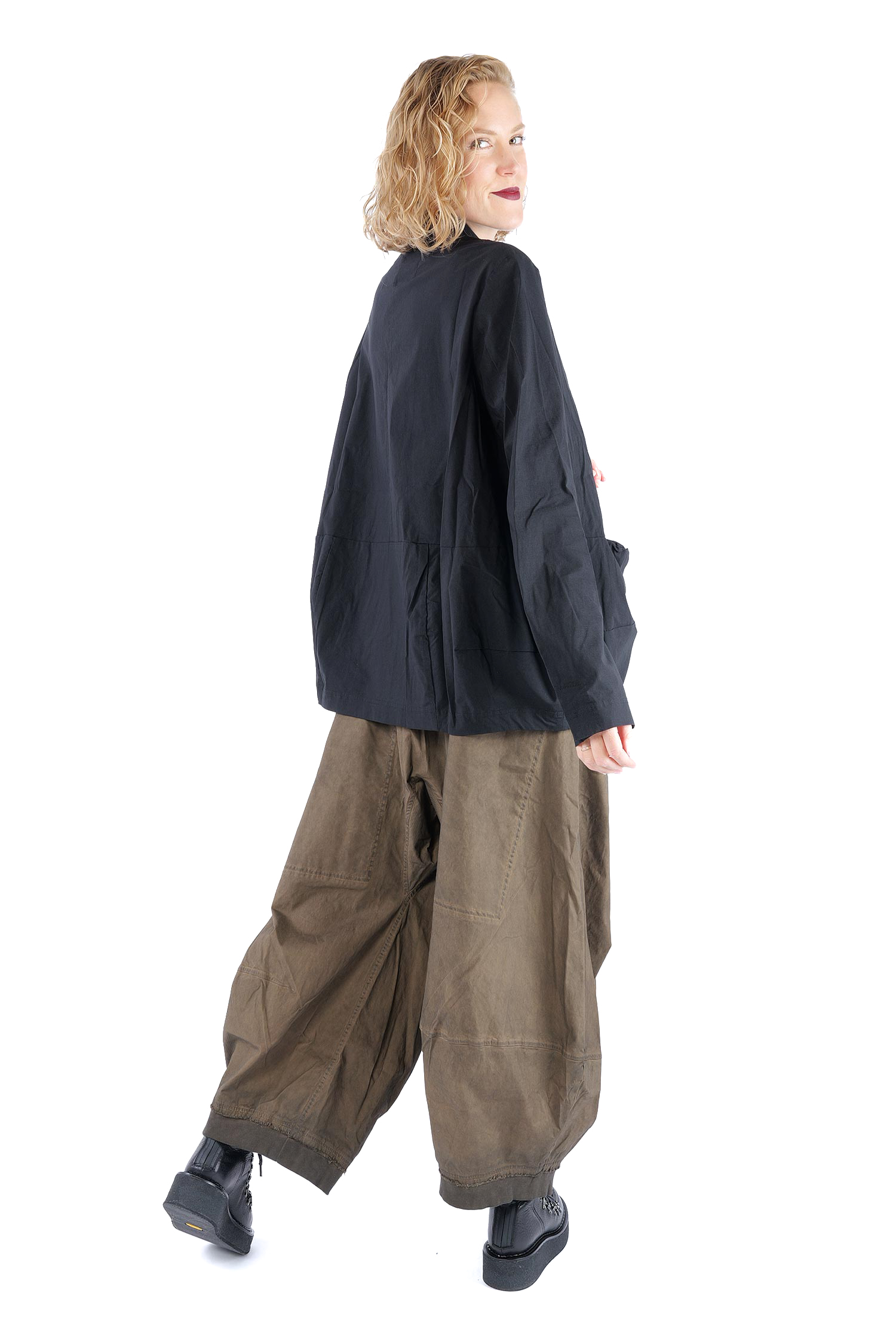 Stretchjacke - Schwarz - 2263631115
