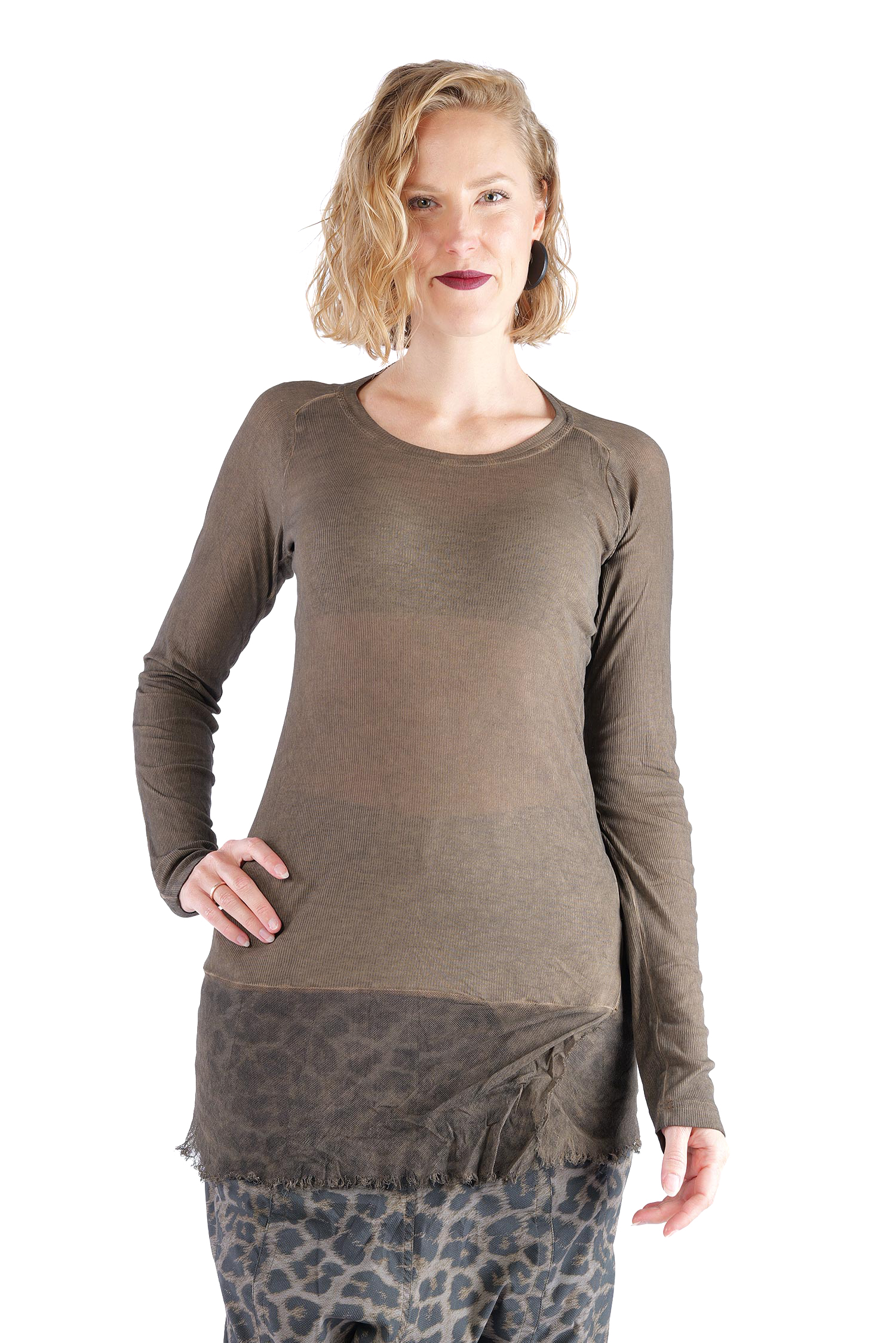 Longsleeve mit Tüll - Dk dakar cloud - 2262340503