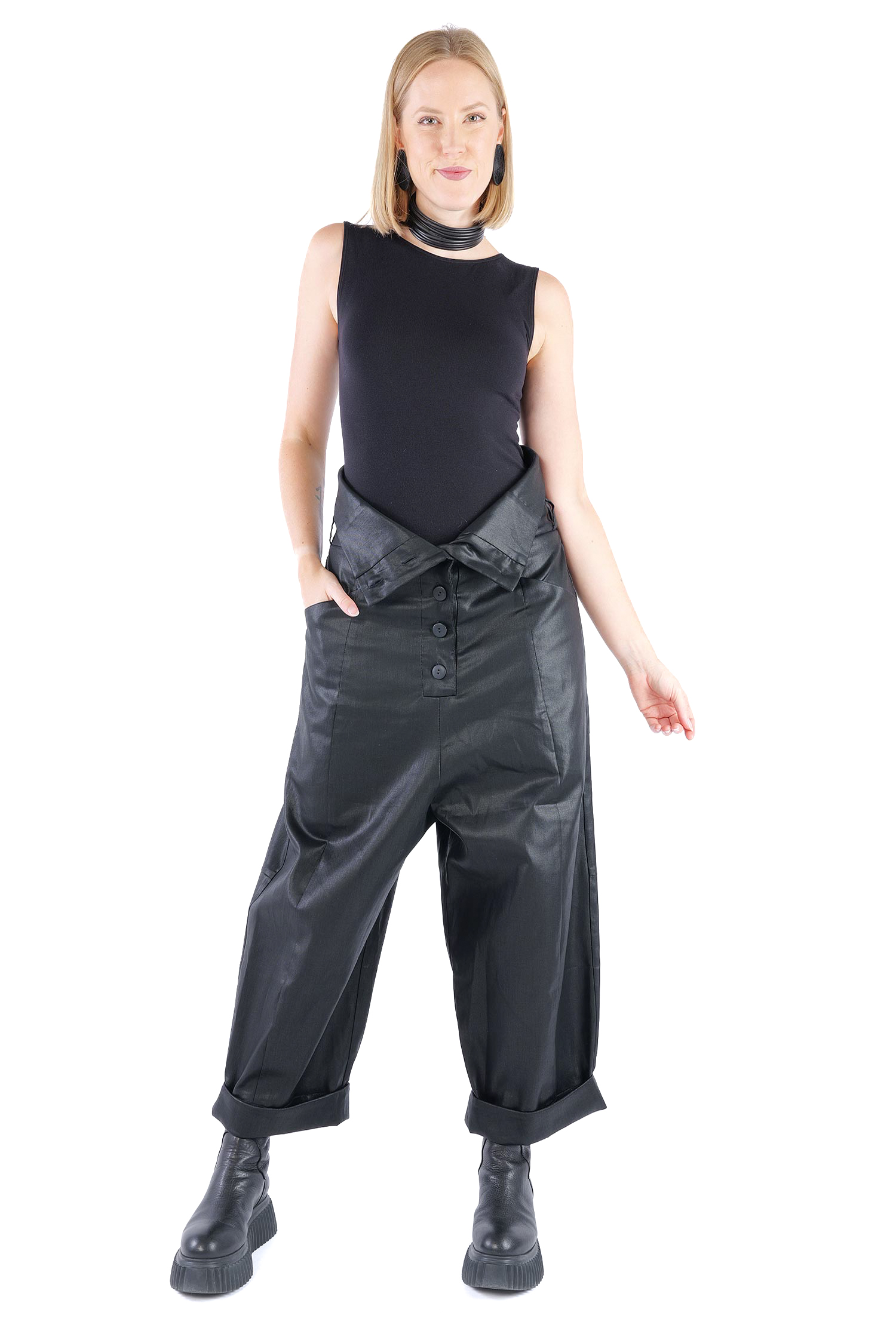 Beschichtete Hose - Black coated - Hedge