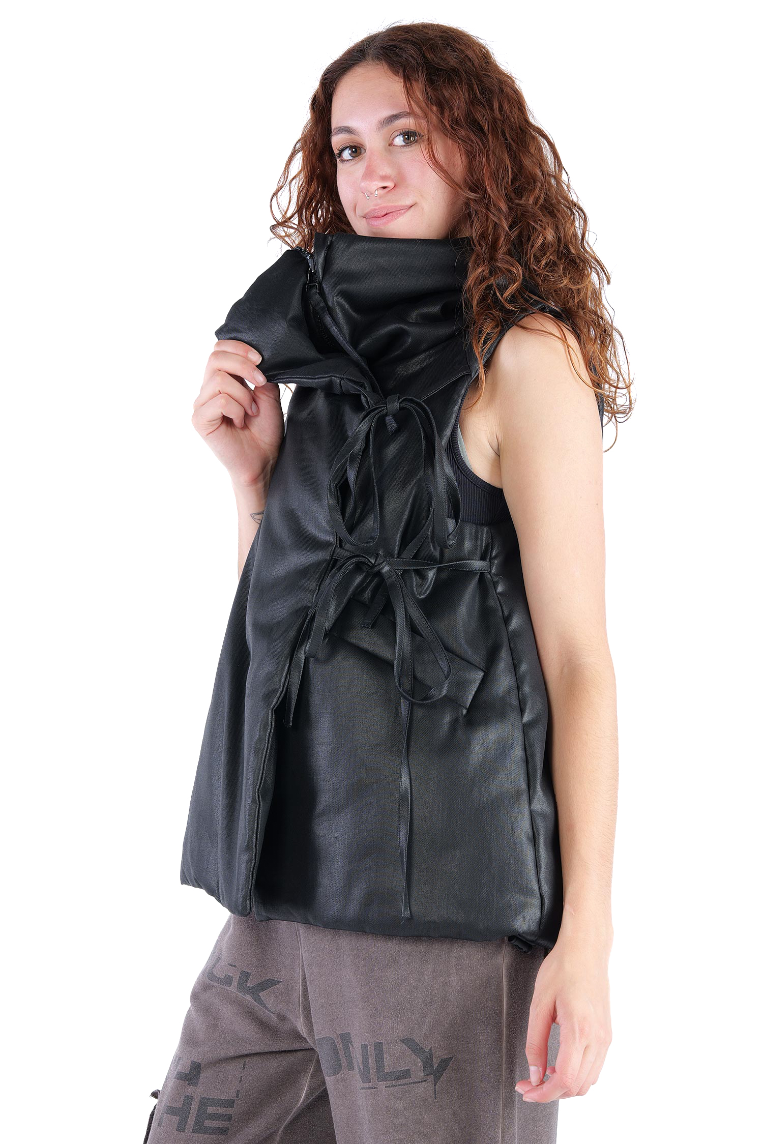 Padded vest - Black coated - Boa