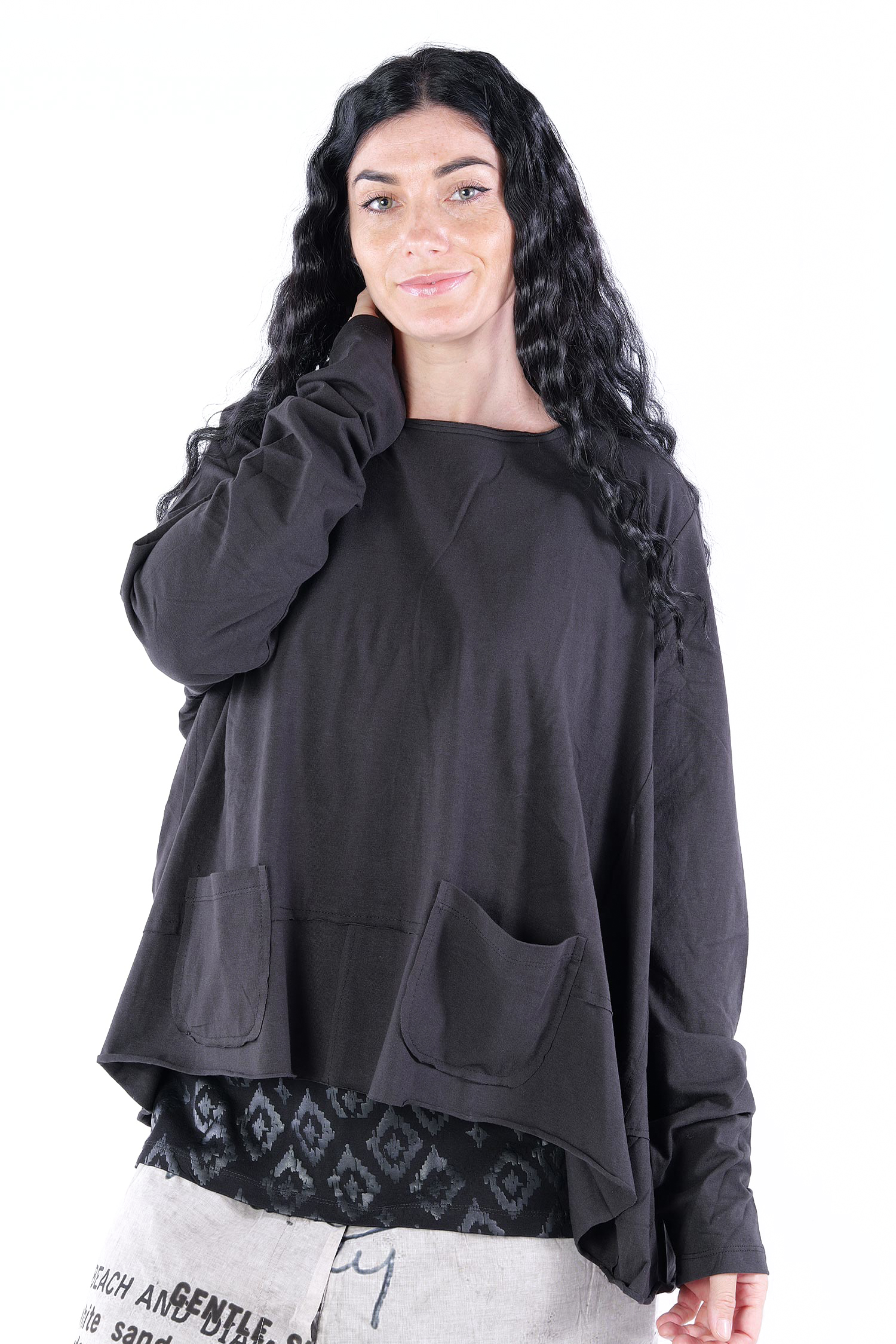 Zweiteiliges Oberteil - Schwarz - 23686