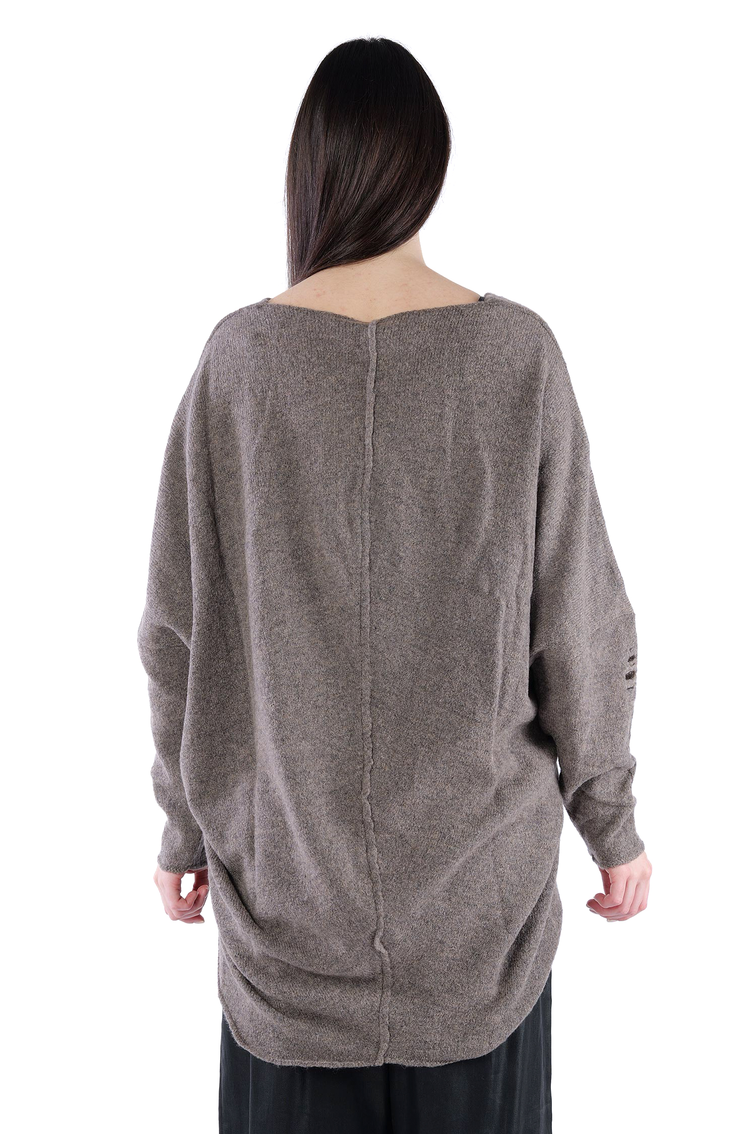 Feinstrick Pullover - Faded brown - Jojo