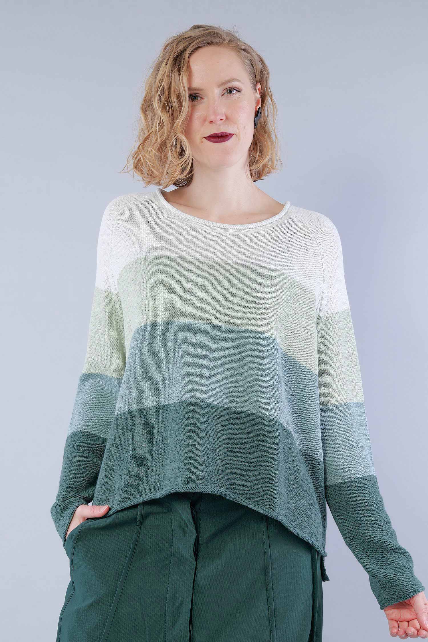 Oversize Strickpullover - Waterfall - 1263720709