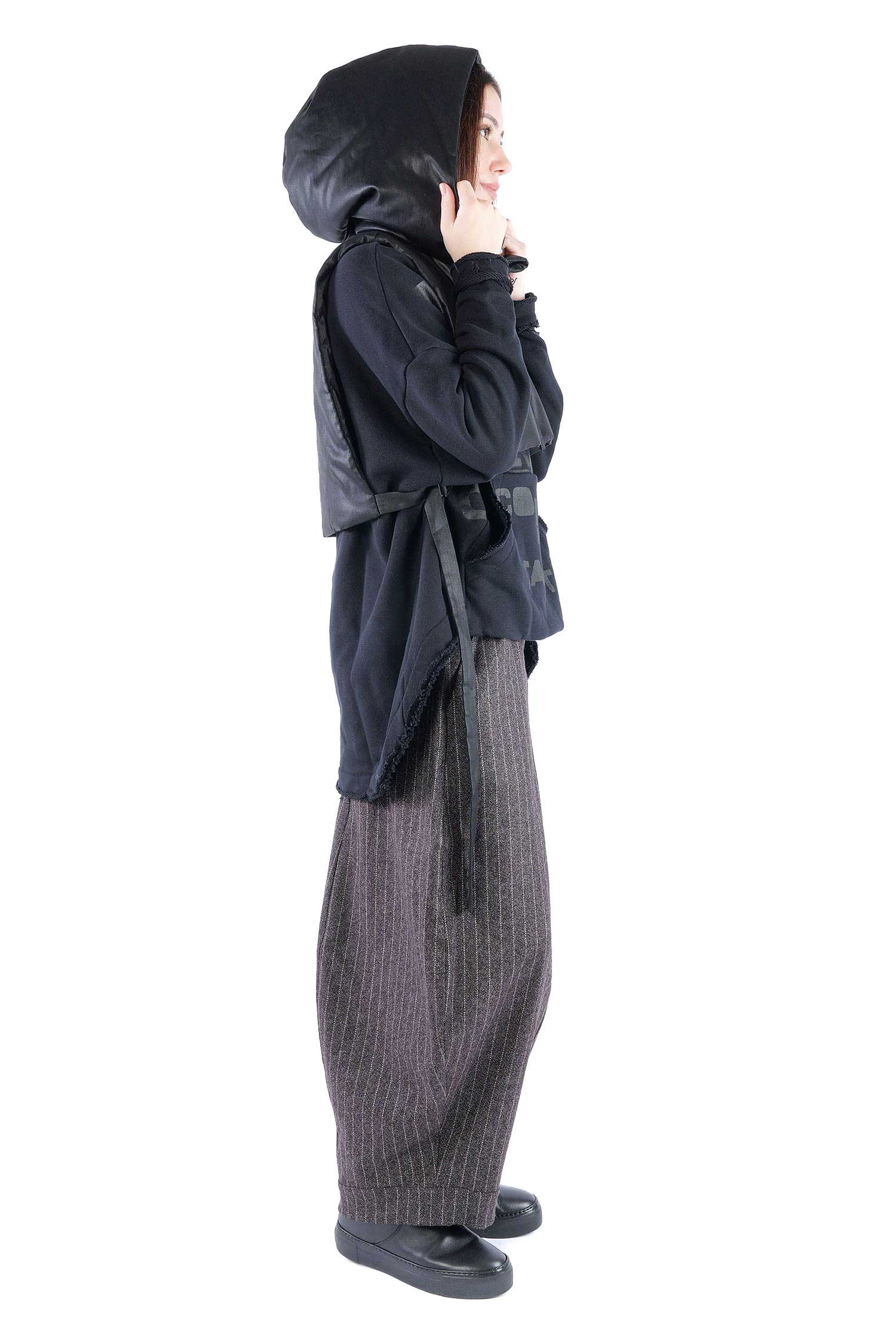 Kurze Weste - Black coated - Pinpin
