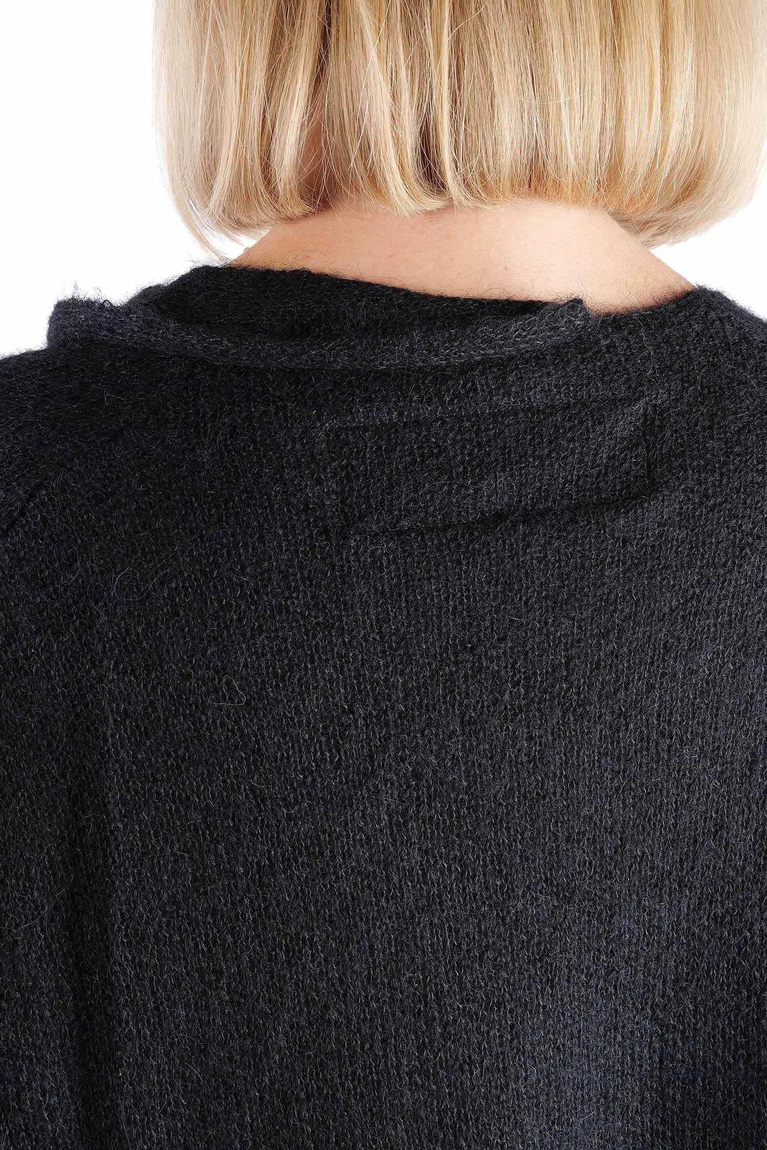 Oversize Strickpullover - Schwarz - 2262450703