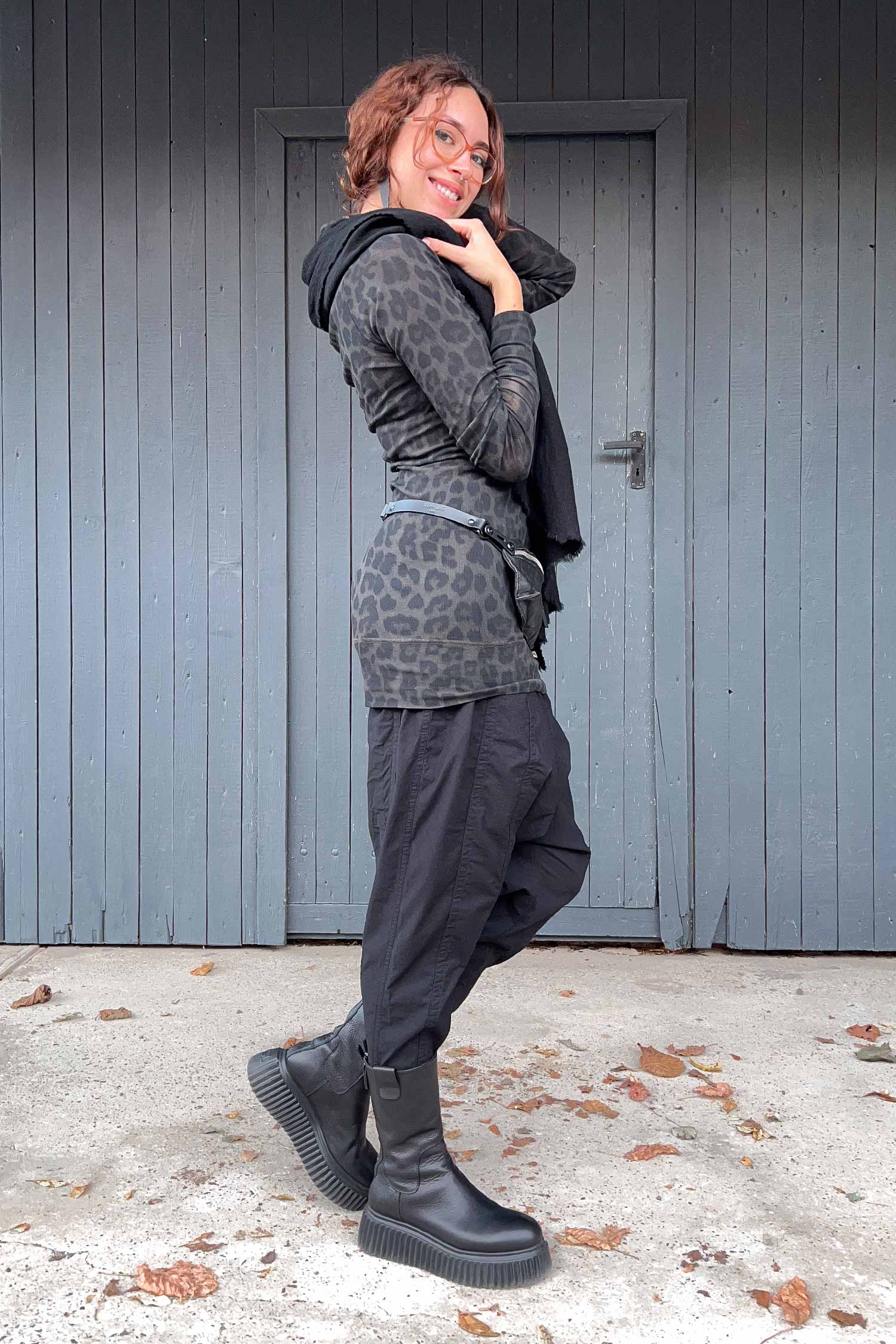 Rippjersey Longsleeve - Leo black cloud - 2261140504