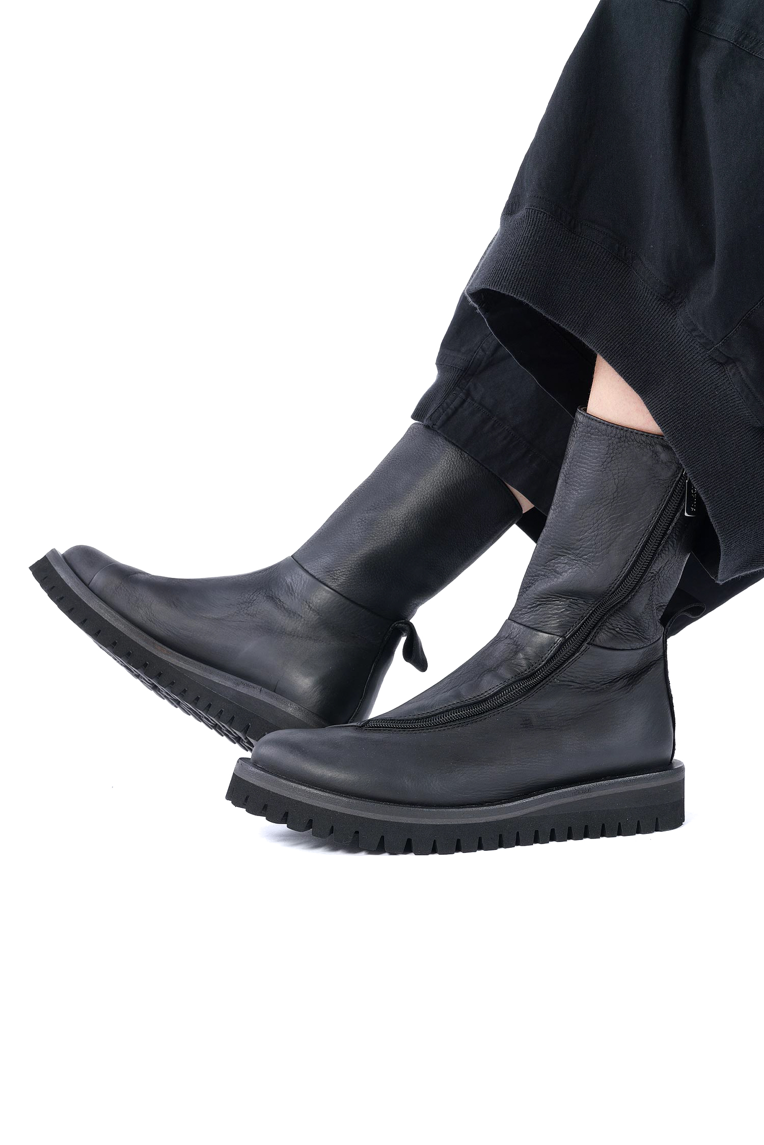 Leather boots - Black - 10781