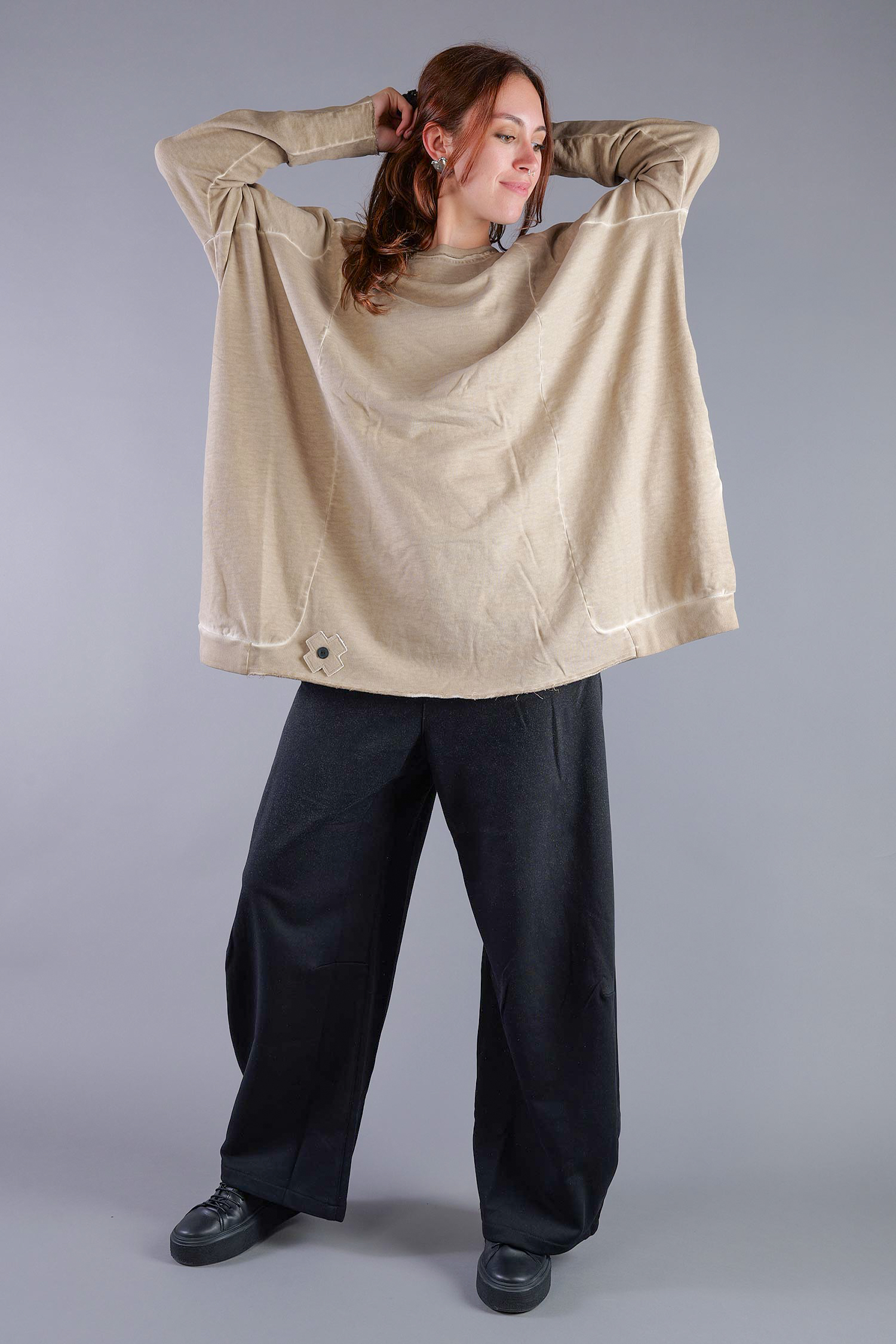 Oversize Sweatpullover - Desert - 2139