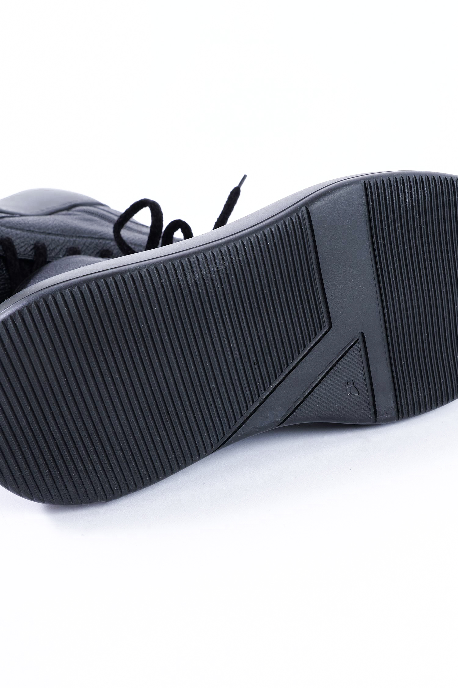 Leder-Sneaker - Schwarz - Vibe Lowboot