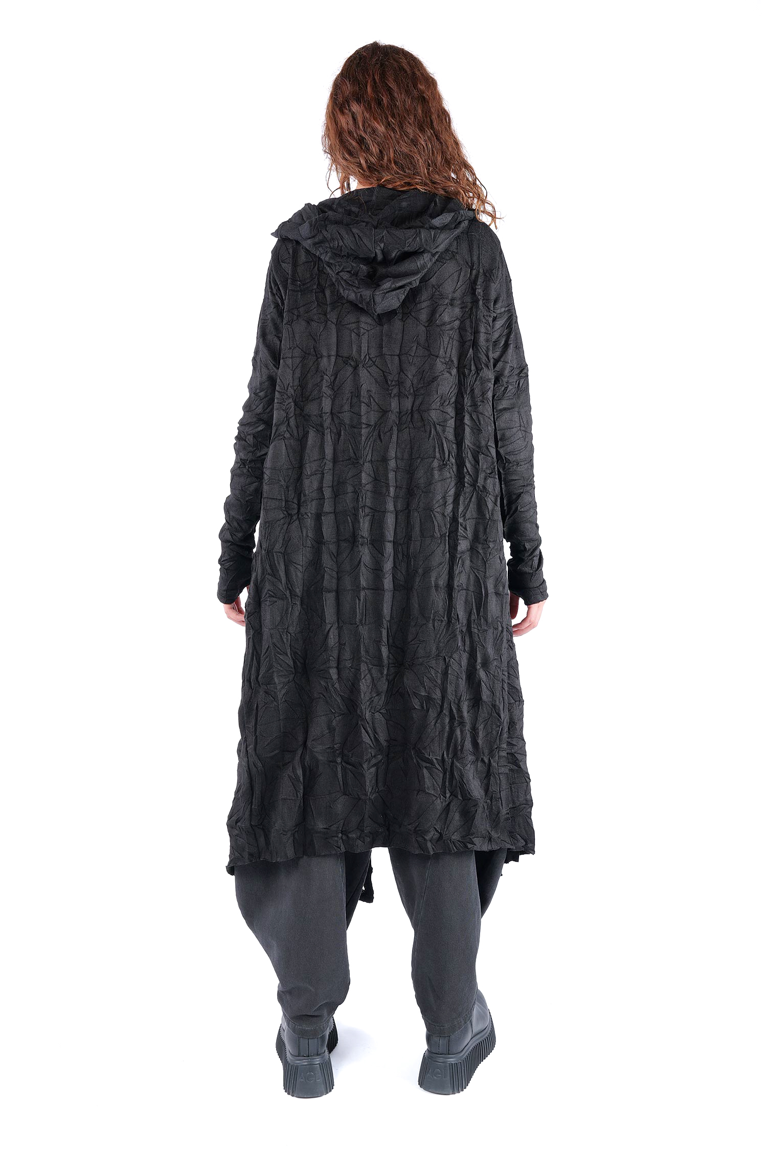 Long cardigan - Black - W5446