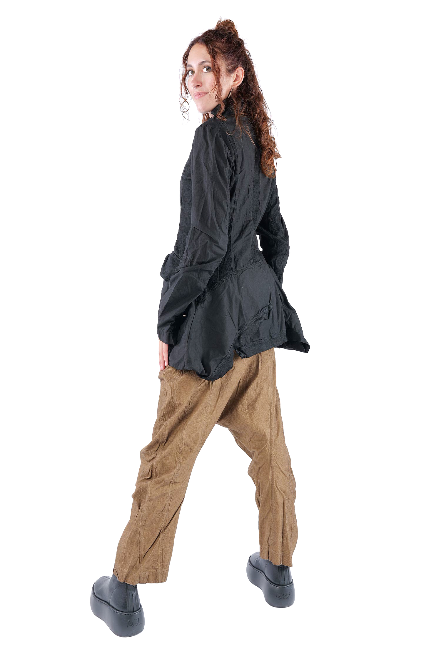 Asymmetrische Jacke - Schwarz - 2262261101