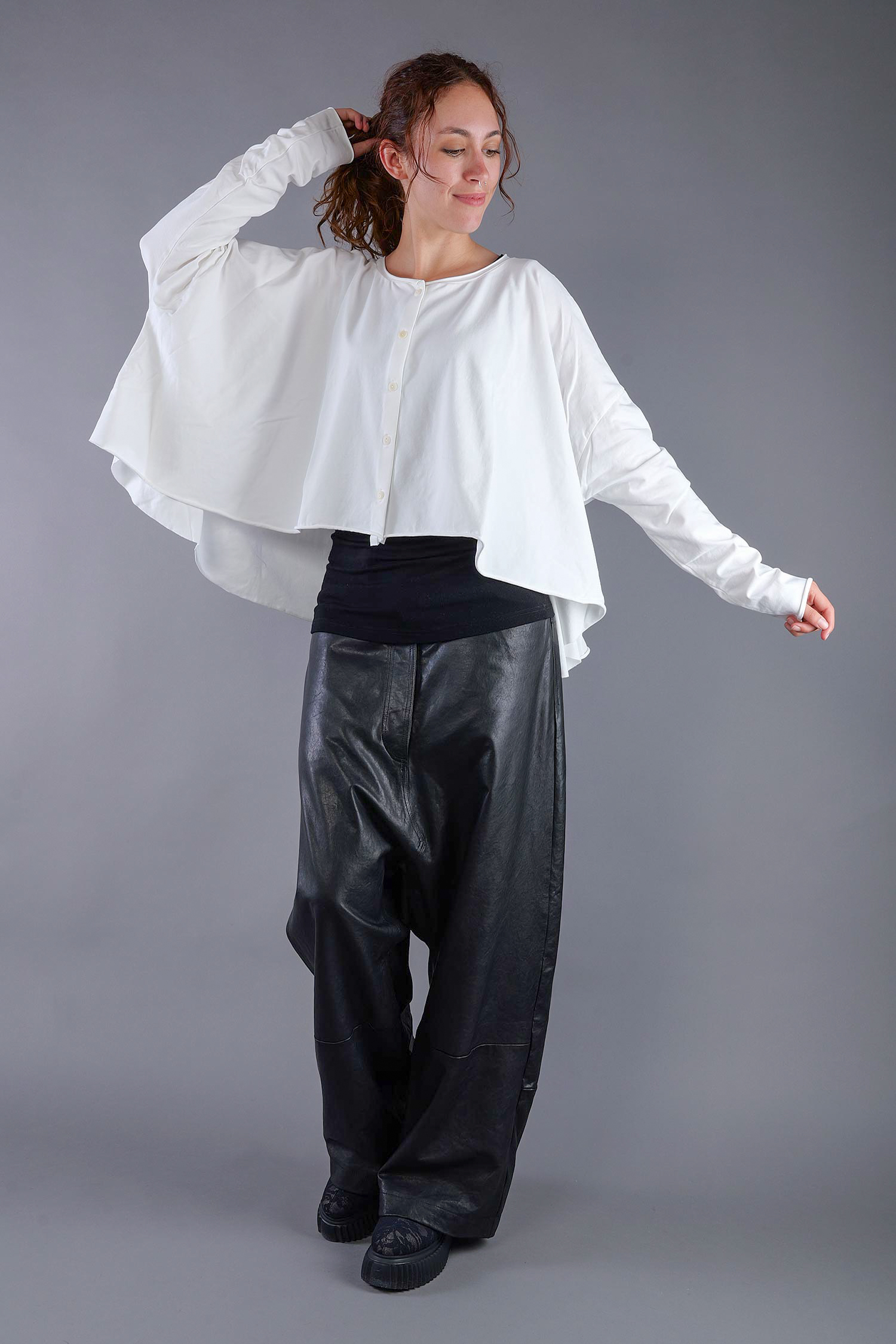 Oversize Jacke - Schnee - Soulviel