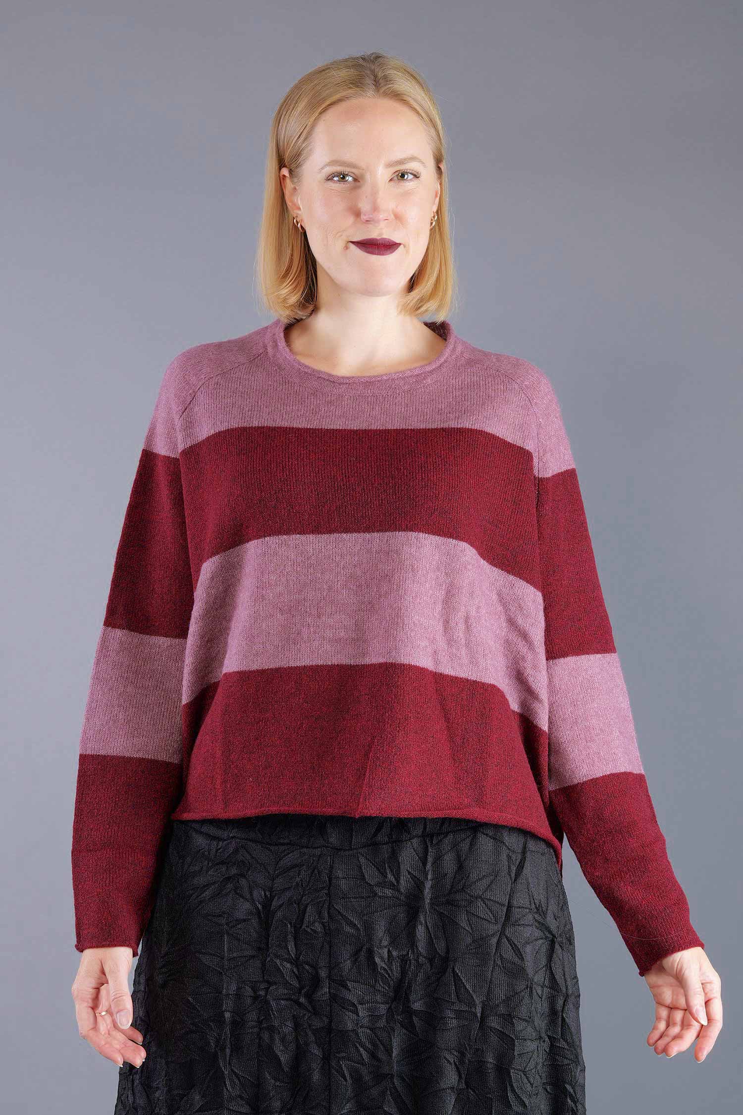 Knitted pullover - Lava crystal - 2263480704