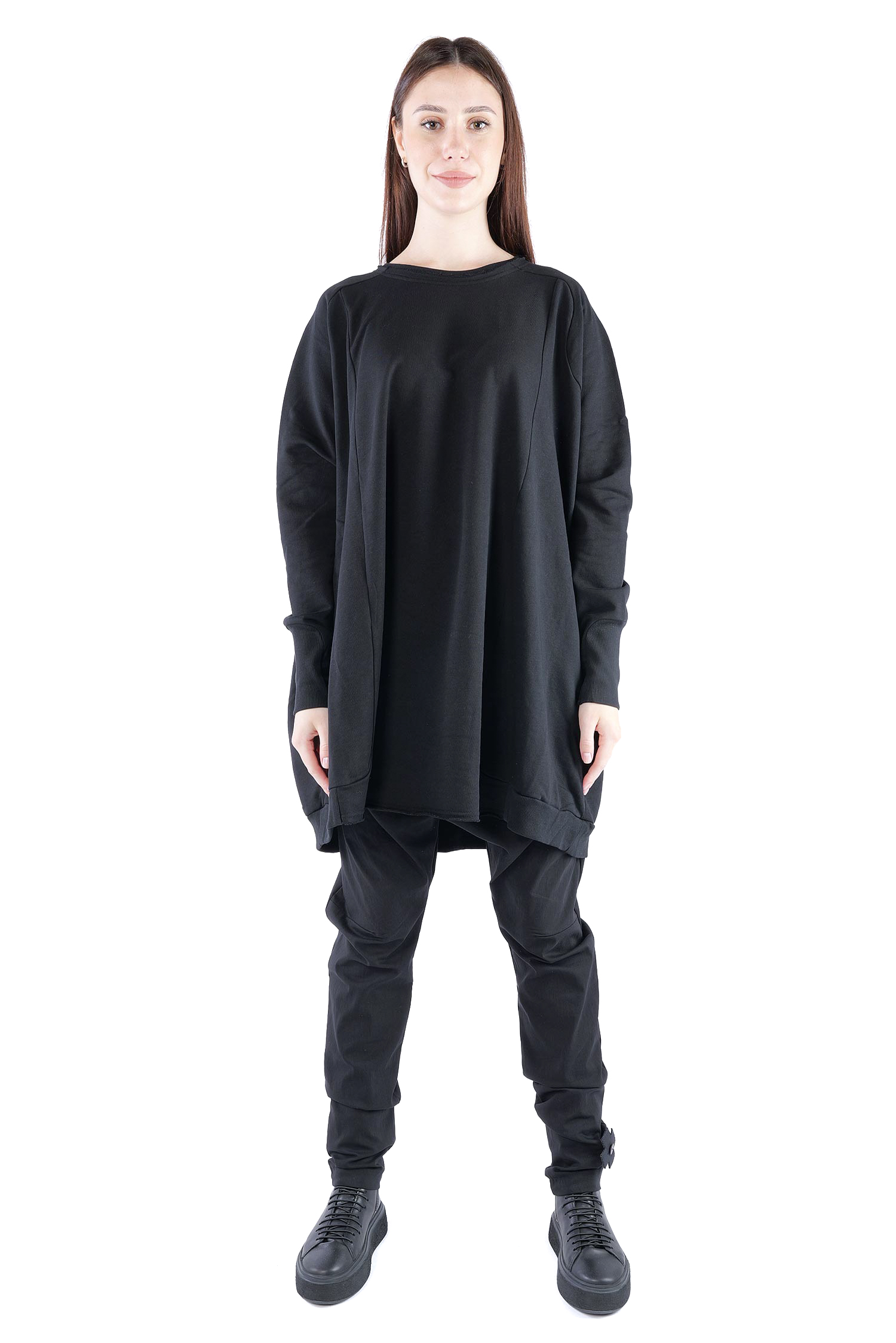 Oversize Sweatpullover - Black print - 2139