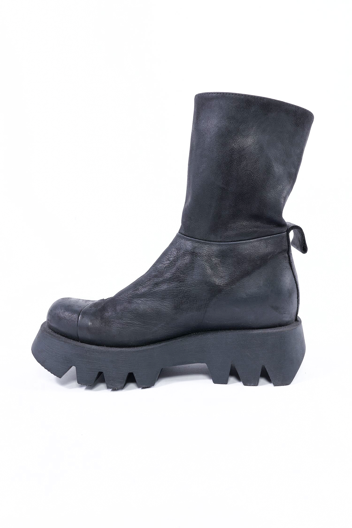 Leder Boots - schwarz - 8641