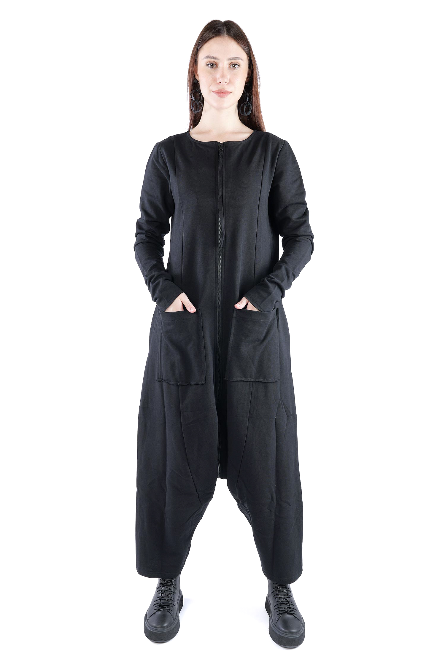 Sweatoverall - Schwarz - 10026