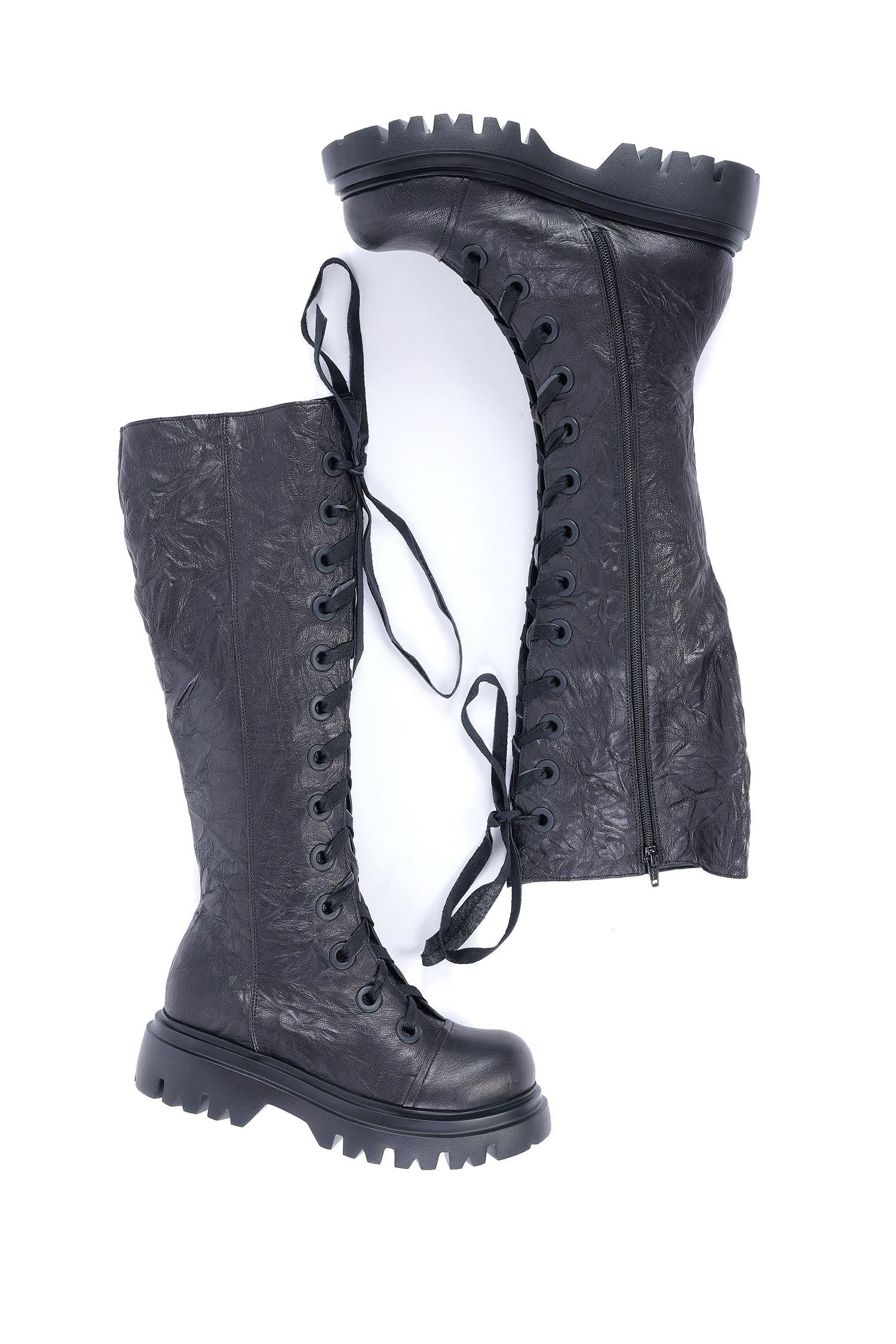 Leather boots - black - Magnus