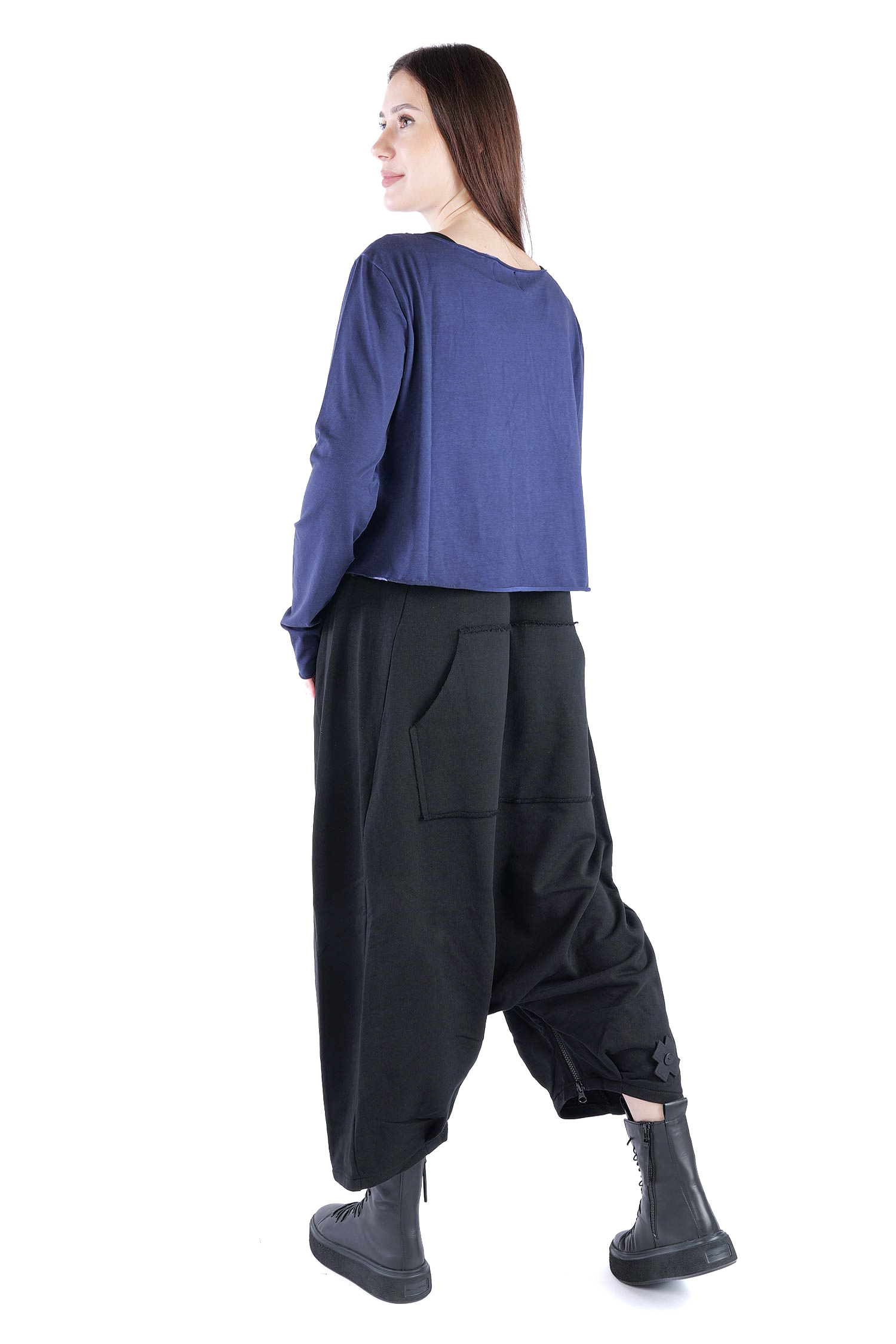 Kurze Jerseyjacke - Ocean - 2131