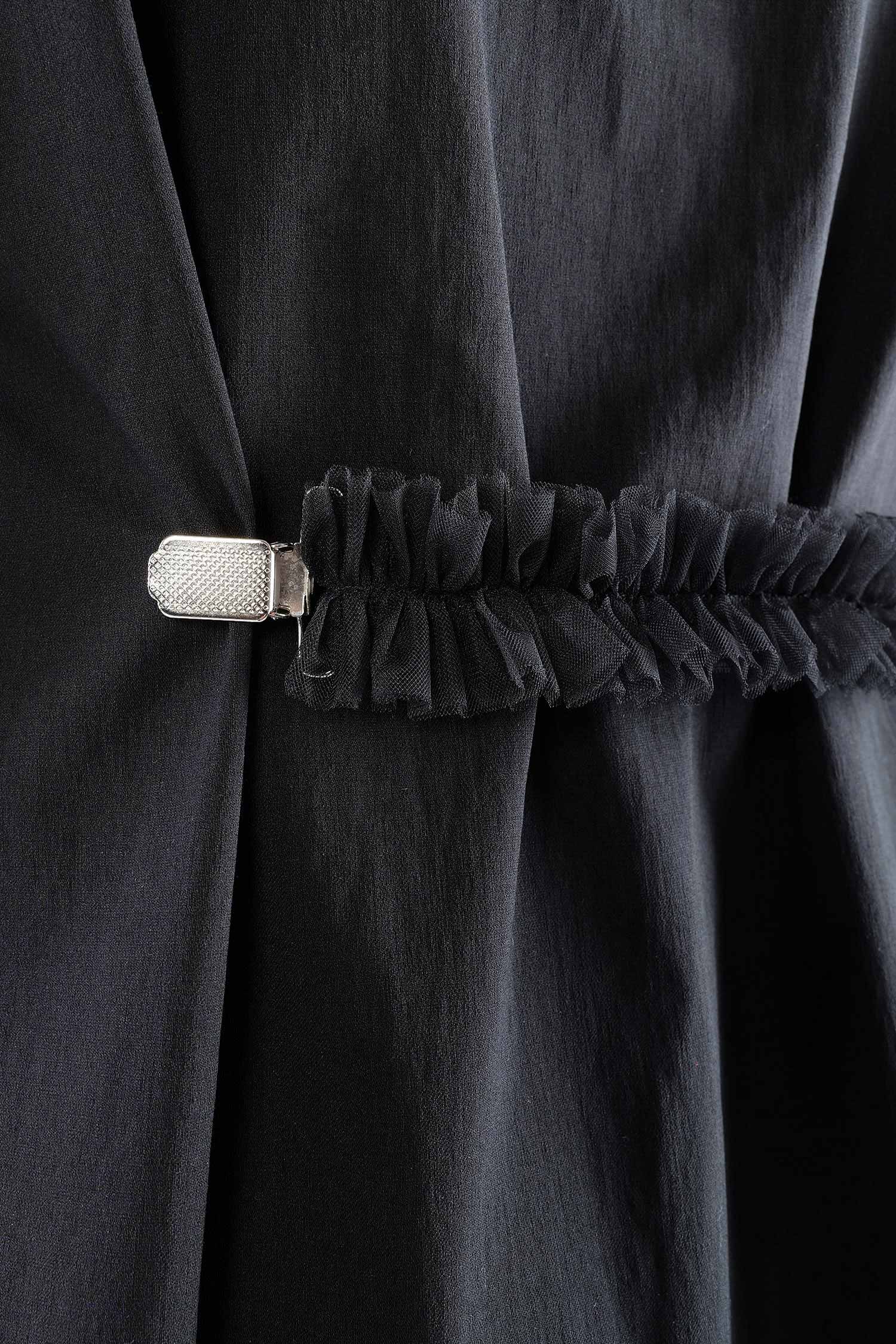 Tüllclips - Black mesh - 1771