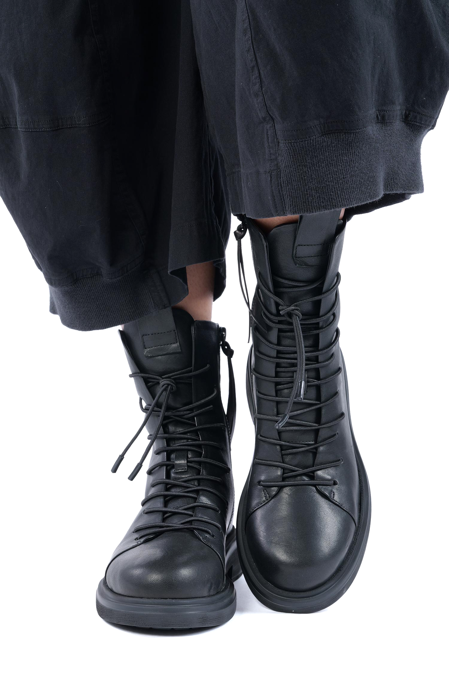 Lederstiefel - Schwarz - The Coacher