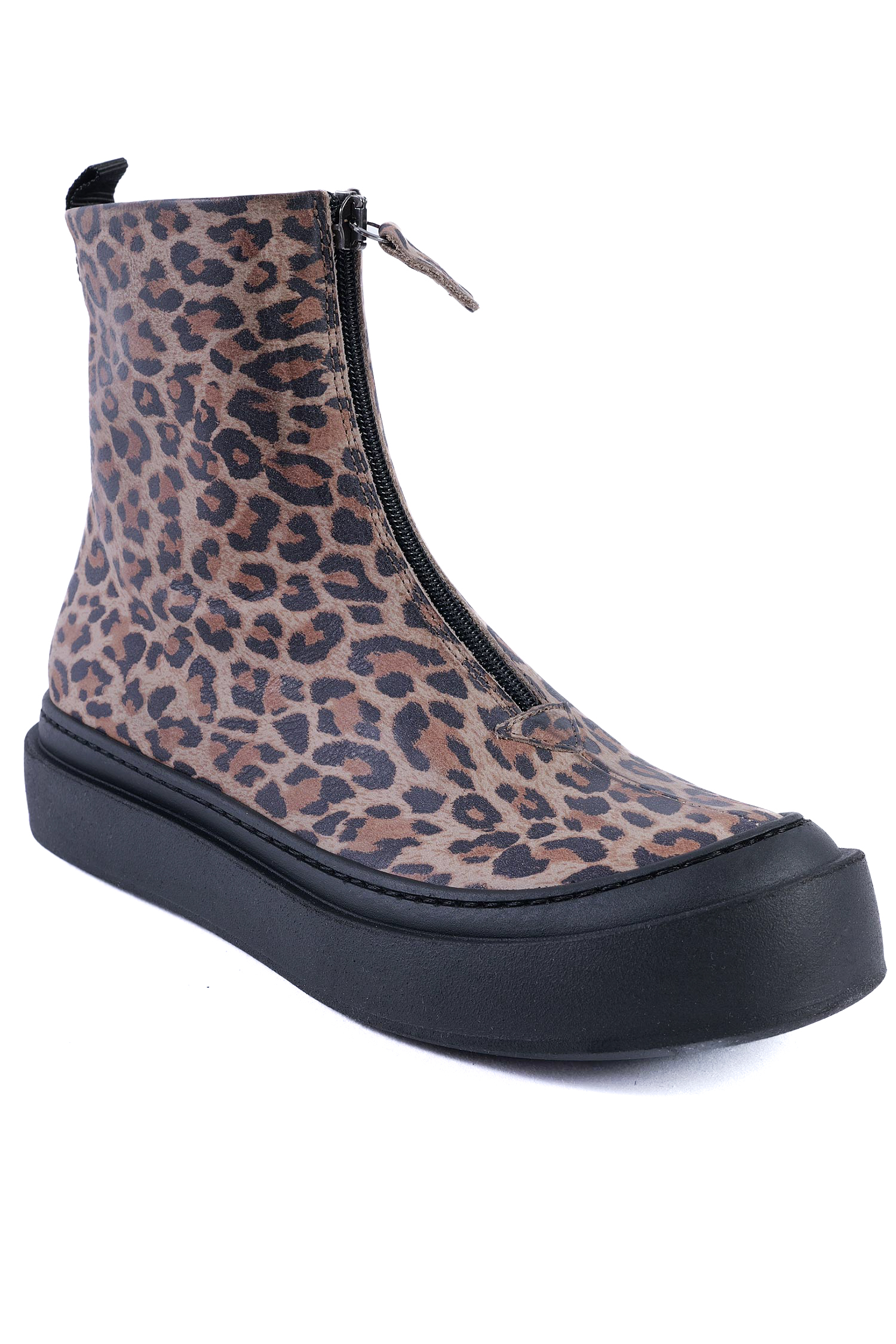 Leo-Boots mit Reißverschluss - Malto Leopardo - 8283