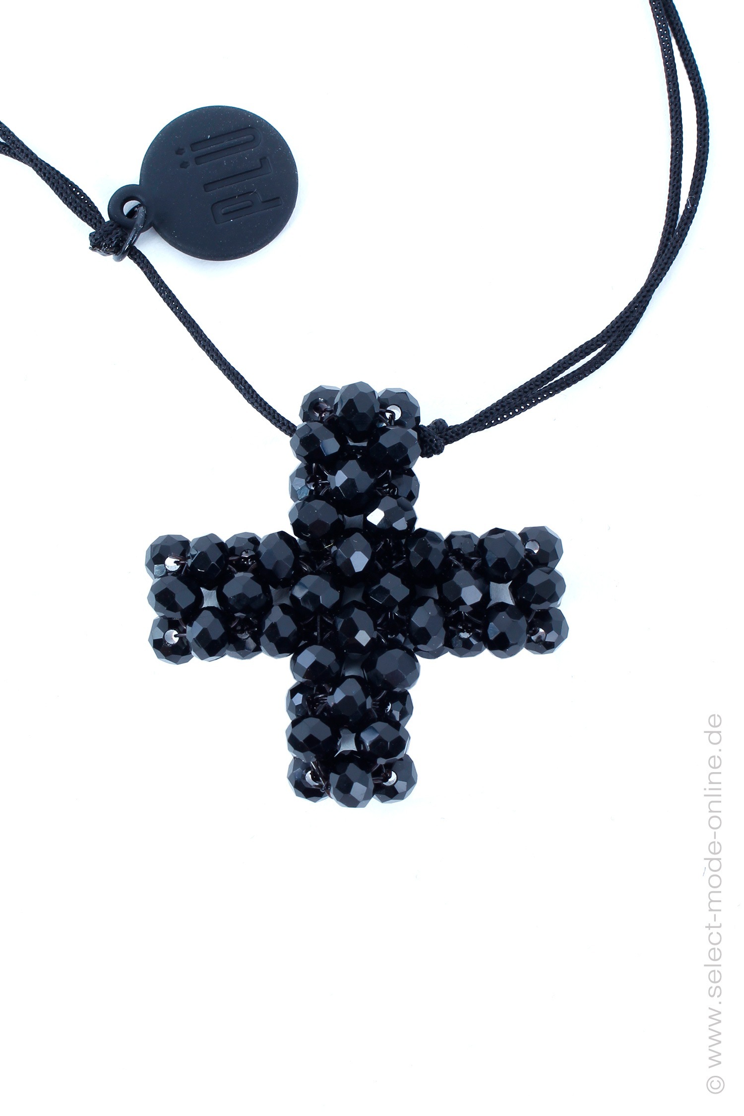 Plus necklace - black - 1502