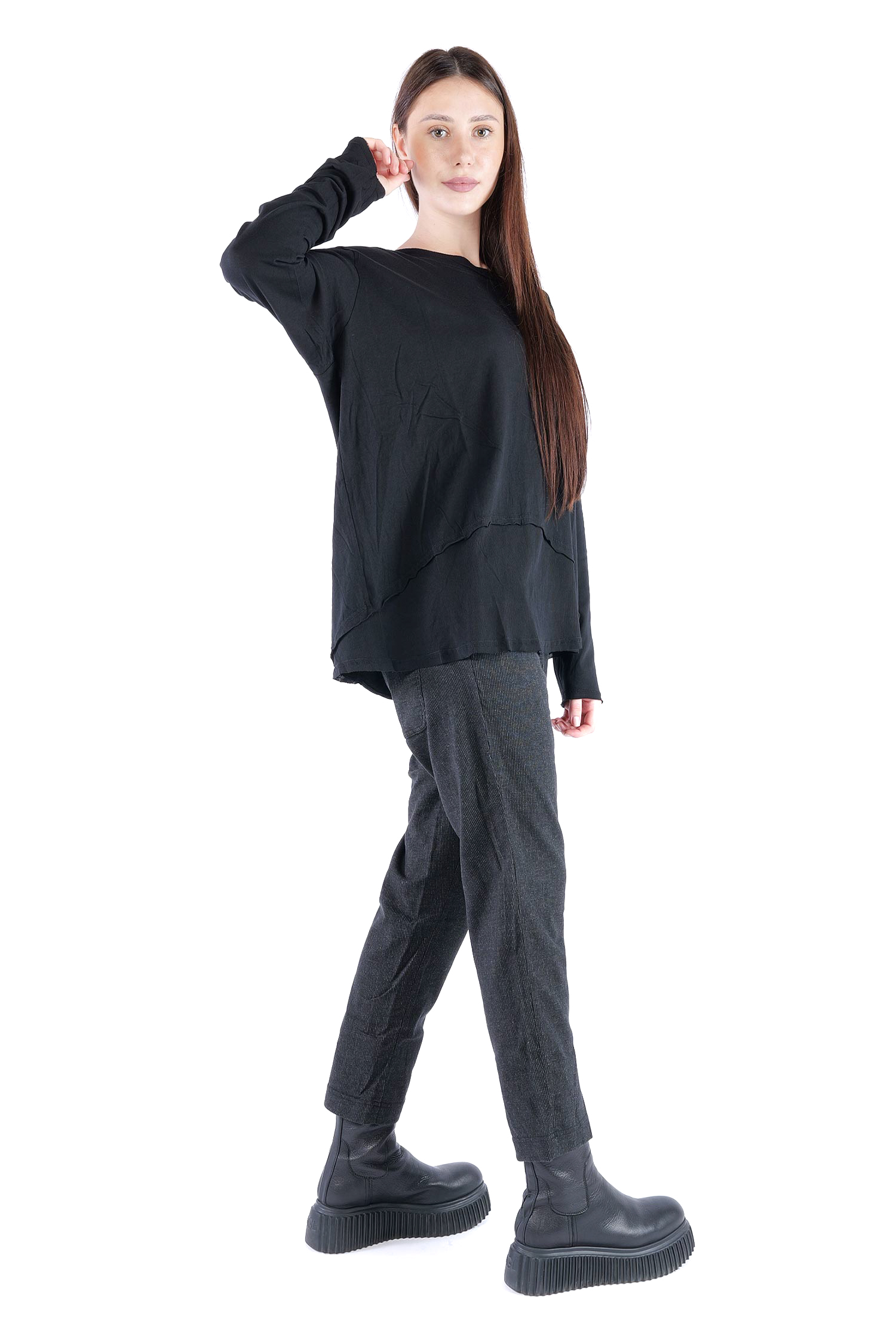 Oversize Shirt - Schwarz - 2263330502