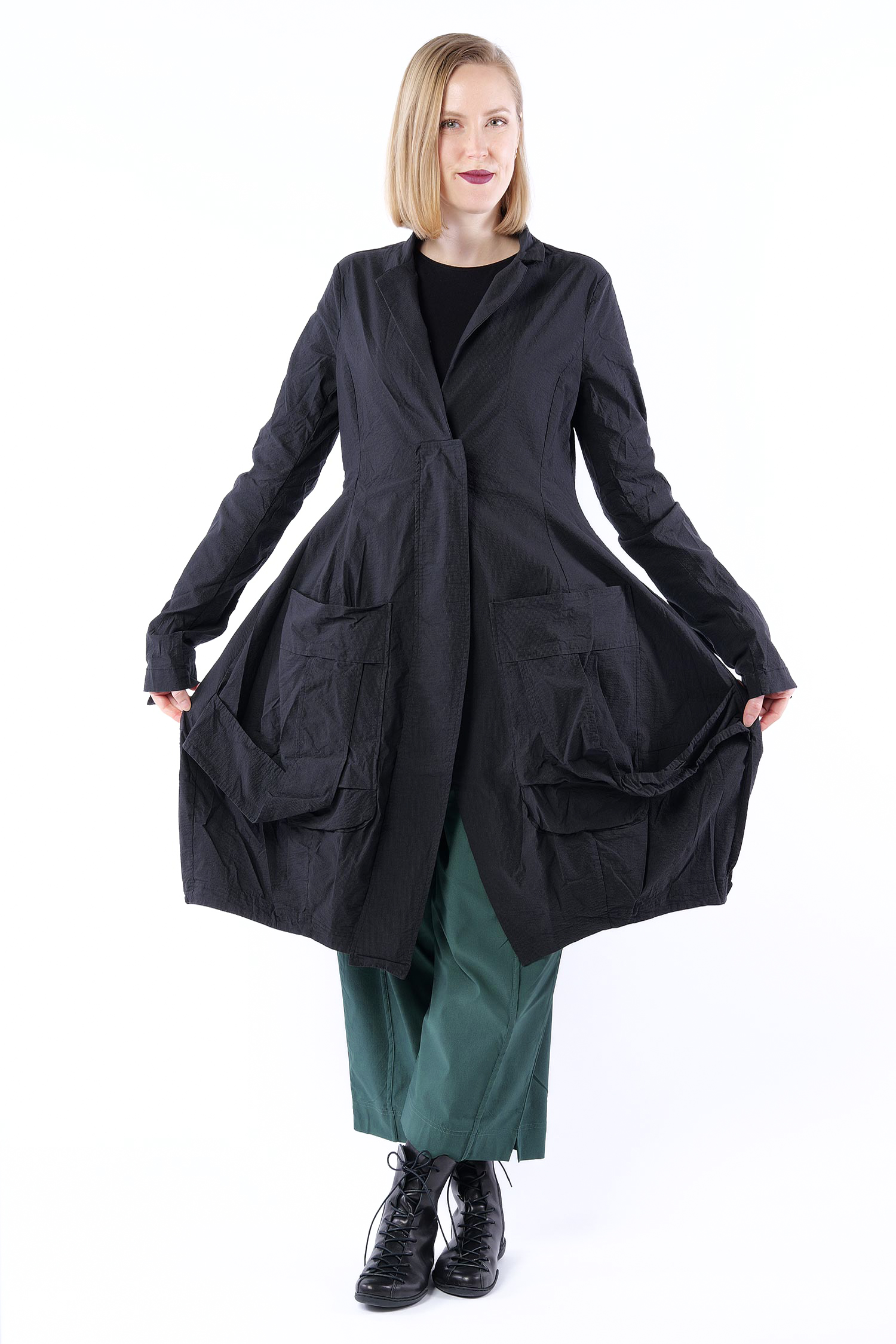 Superstretch Mantel - Schwarz - 1261241209