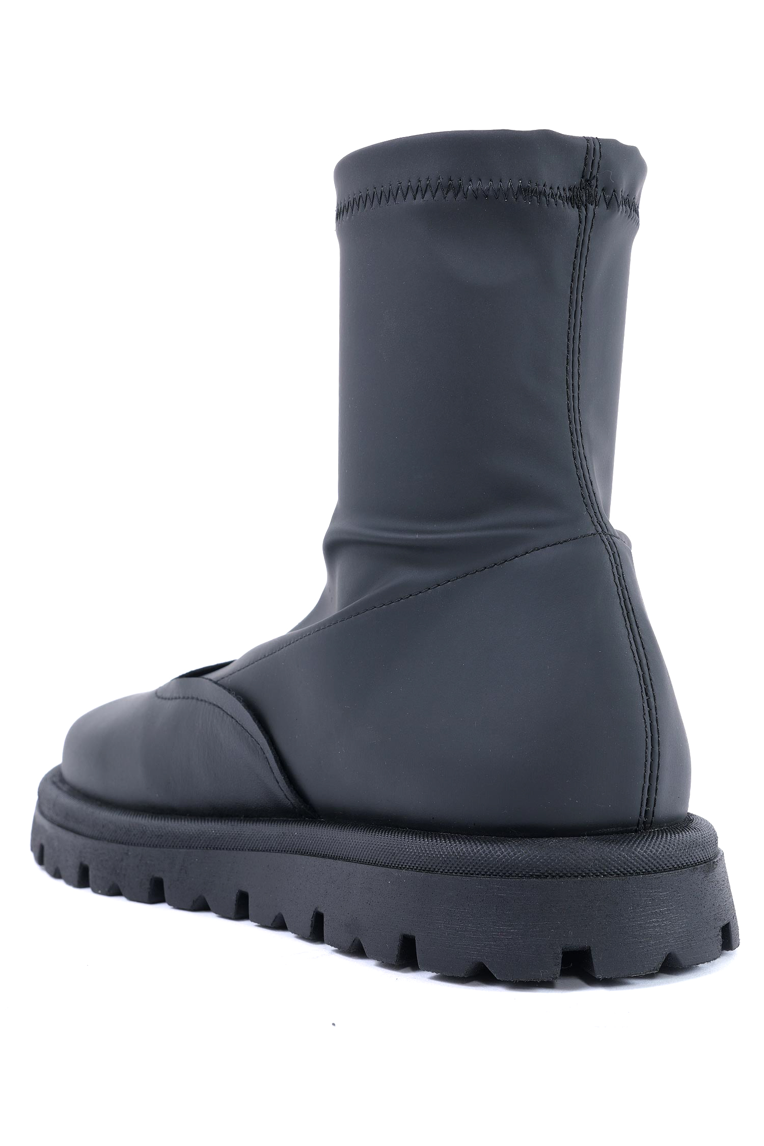 Stretchleder Boots - Schwarz - Alice