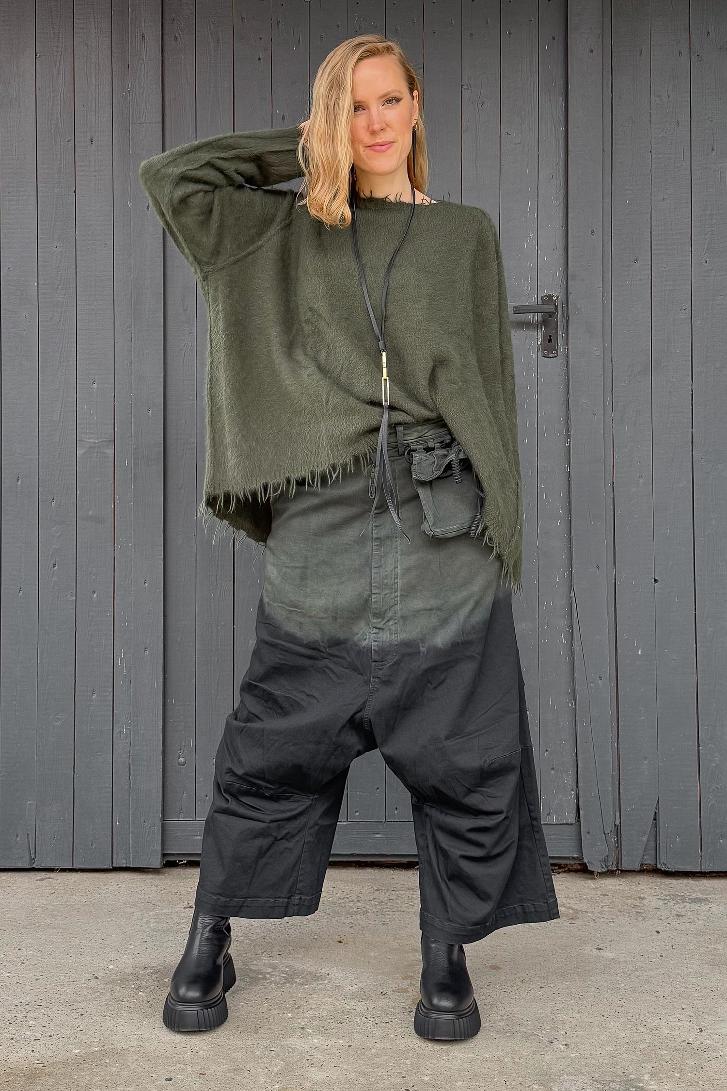 Weite Jeanshose - Pine medium - 2252060103