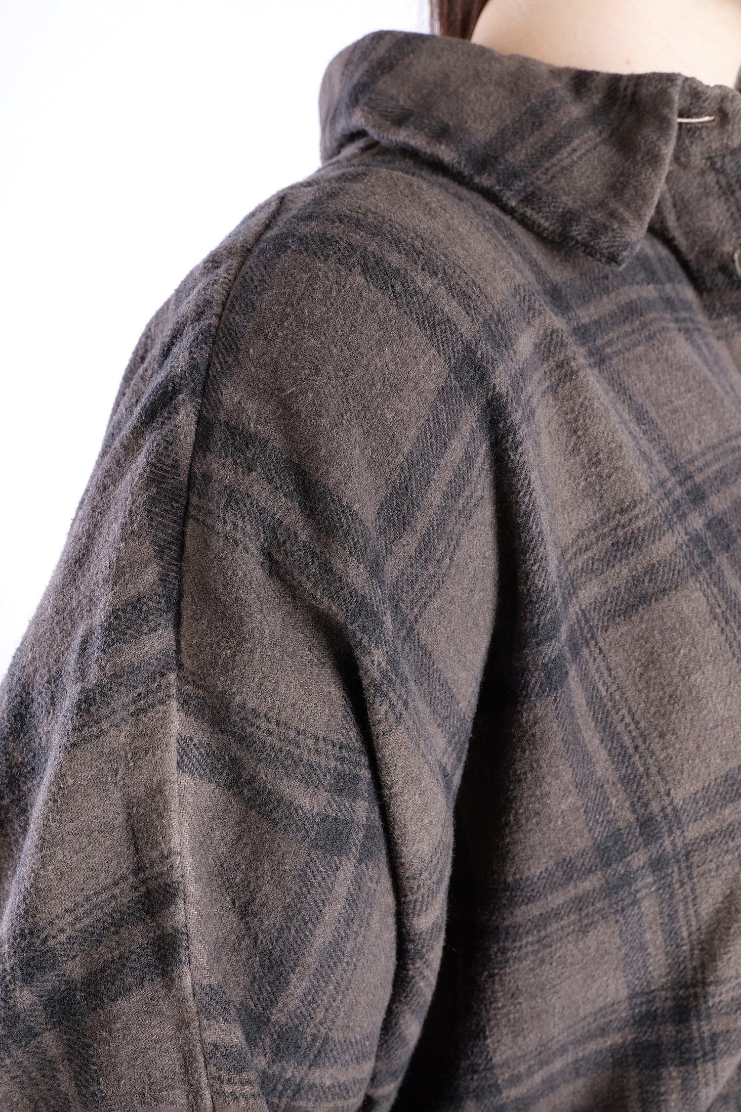 Flanell-Tunika - Truffle old dye check - Fight