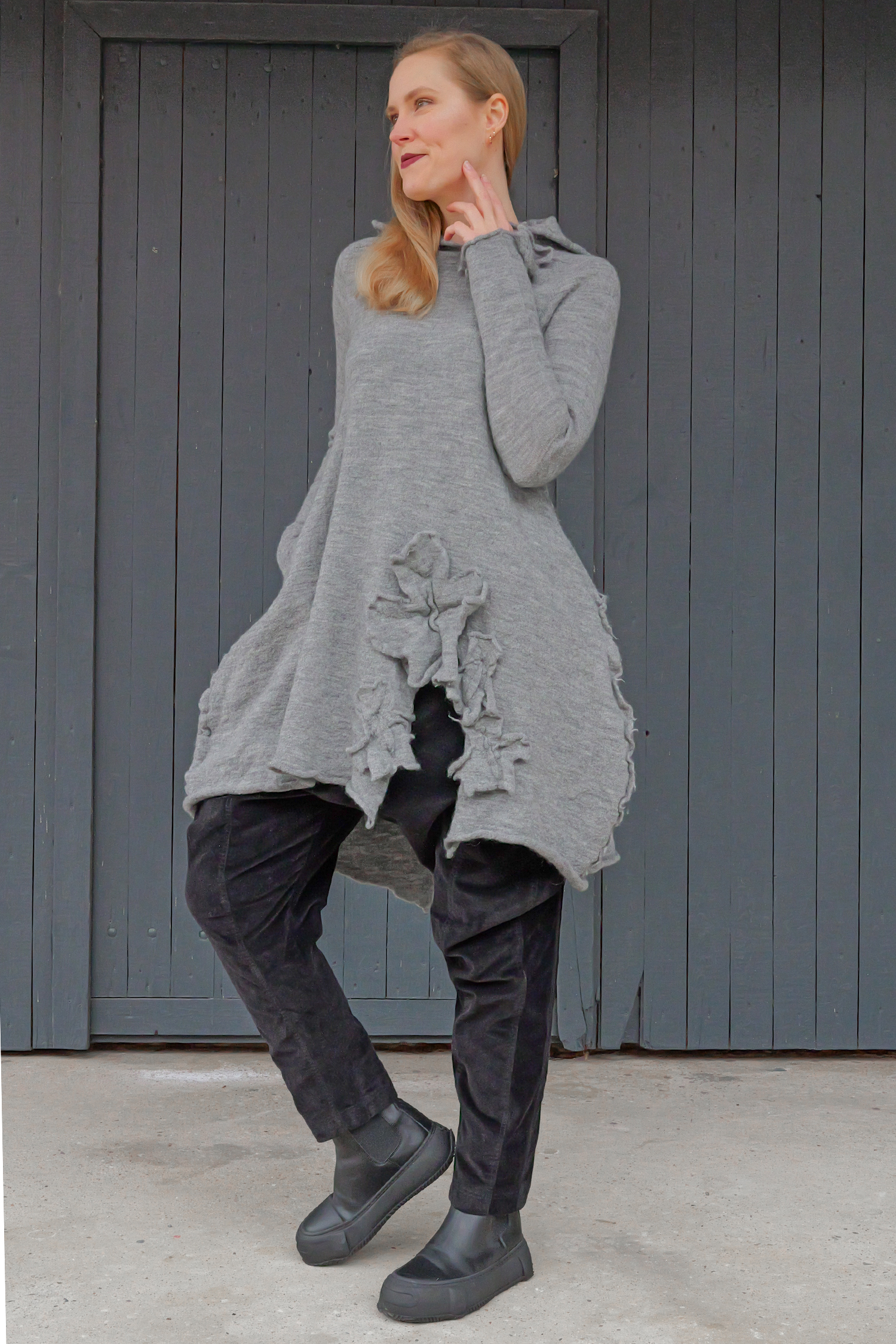 New wool pullover - Dark grey - 2253897007