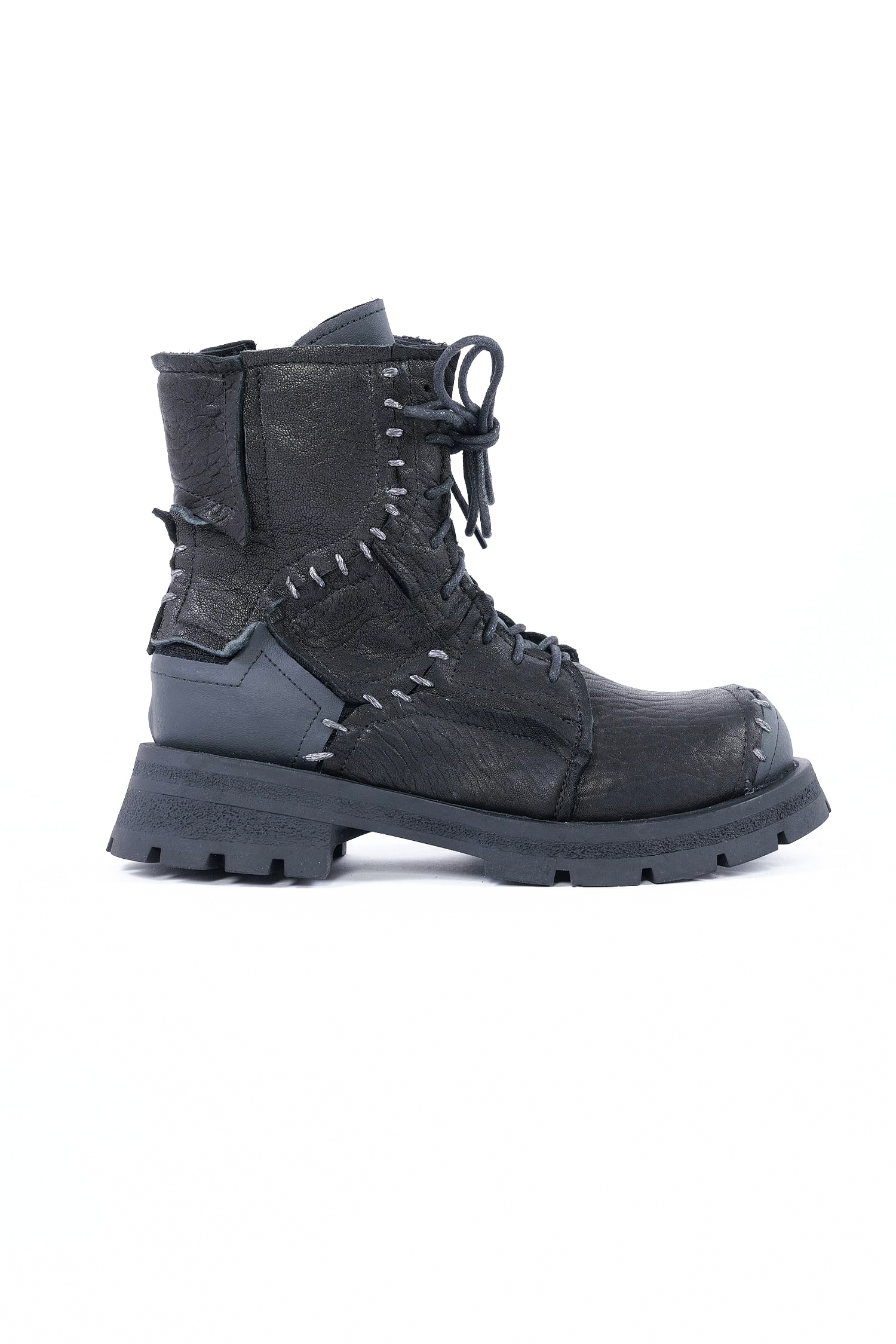 Leder Boots - Schwarz - Iniko
